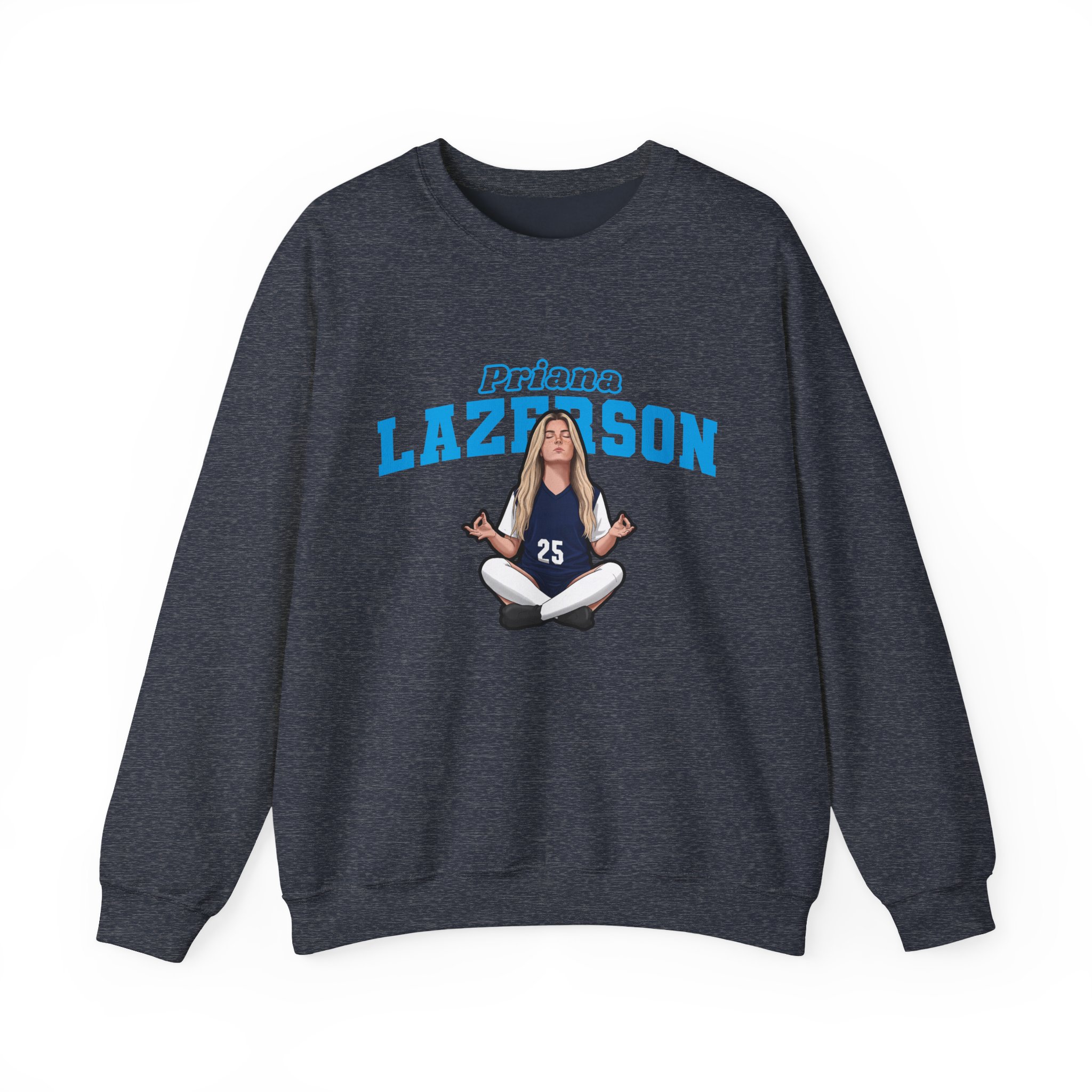 Crewneck Sweatshirt — character_name_arch in Navy