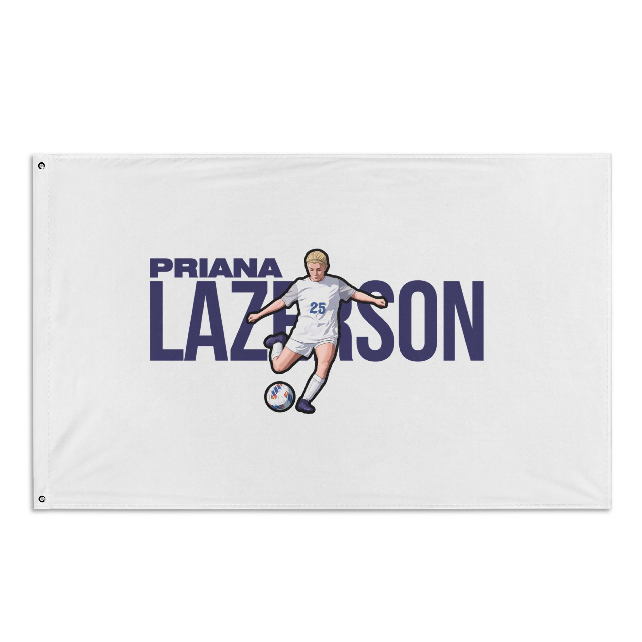 Flag (35 × 56 in) — character_player_name in Classic