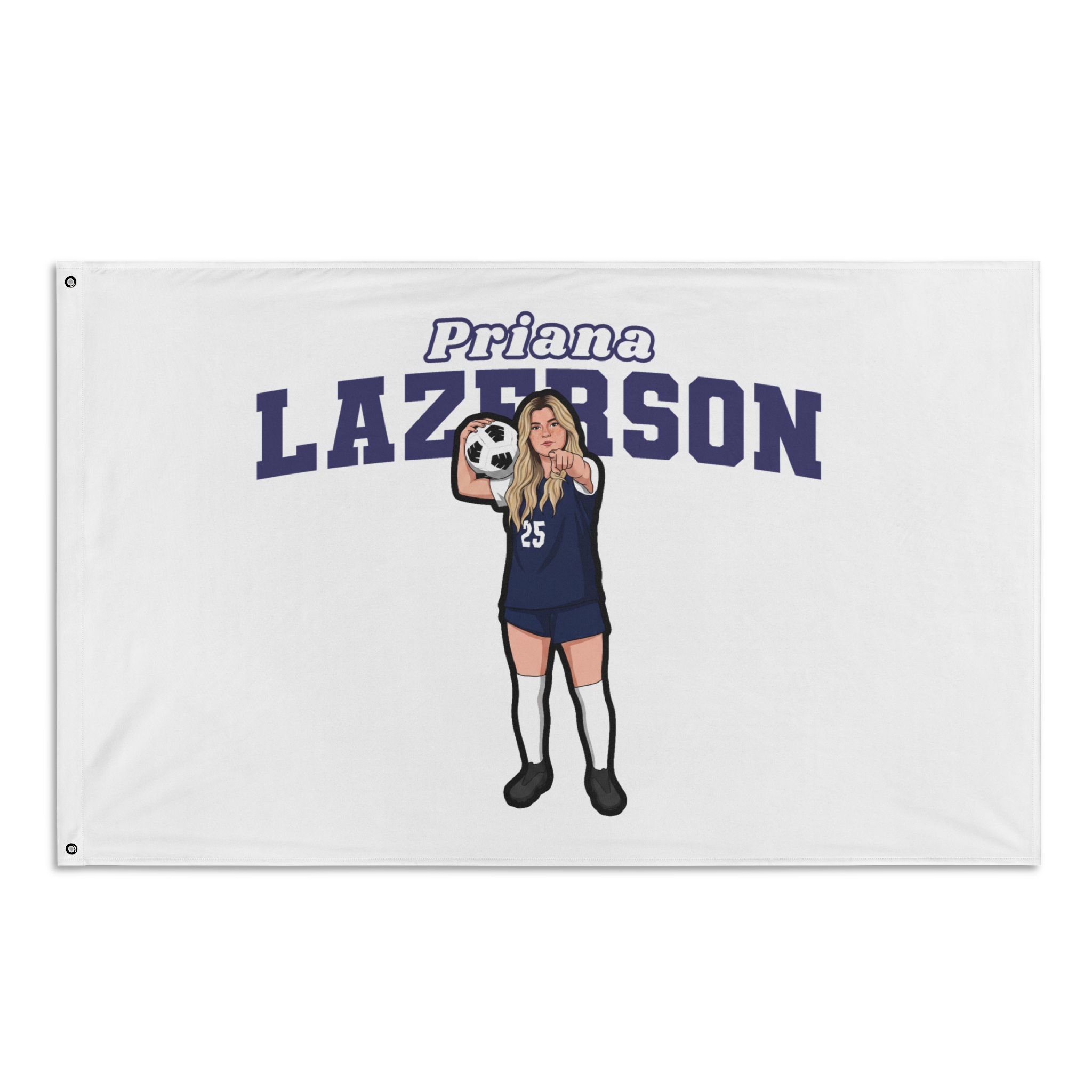 Flag (35 × 56 in) — character_name_arch in Classic