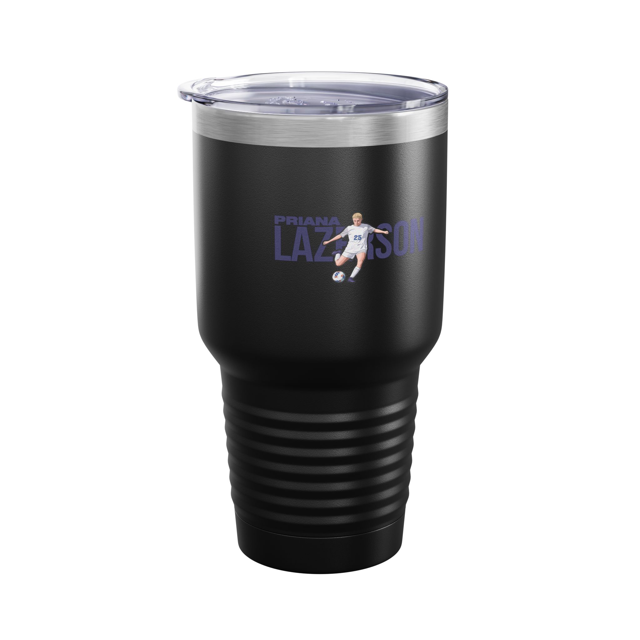 30oz Tumbler — character_player_name in Black