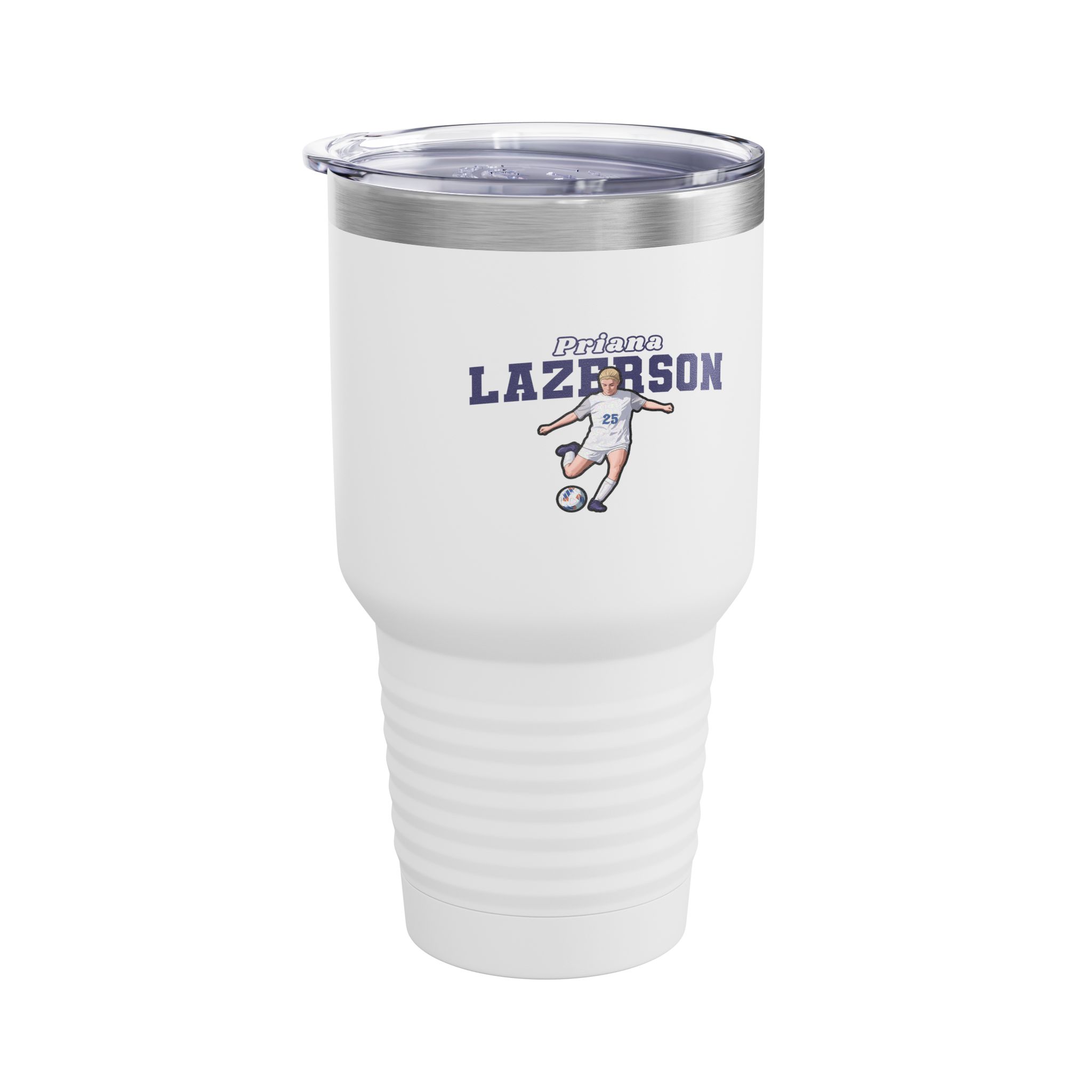 30oz Tumbler — character_name_arch in White