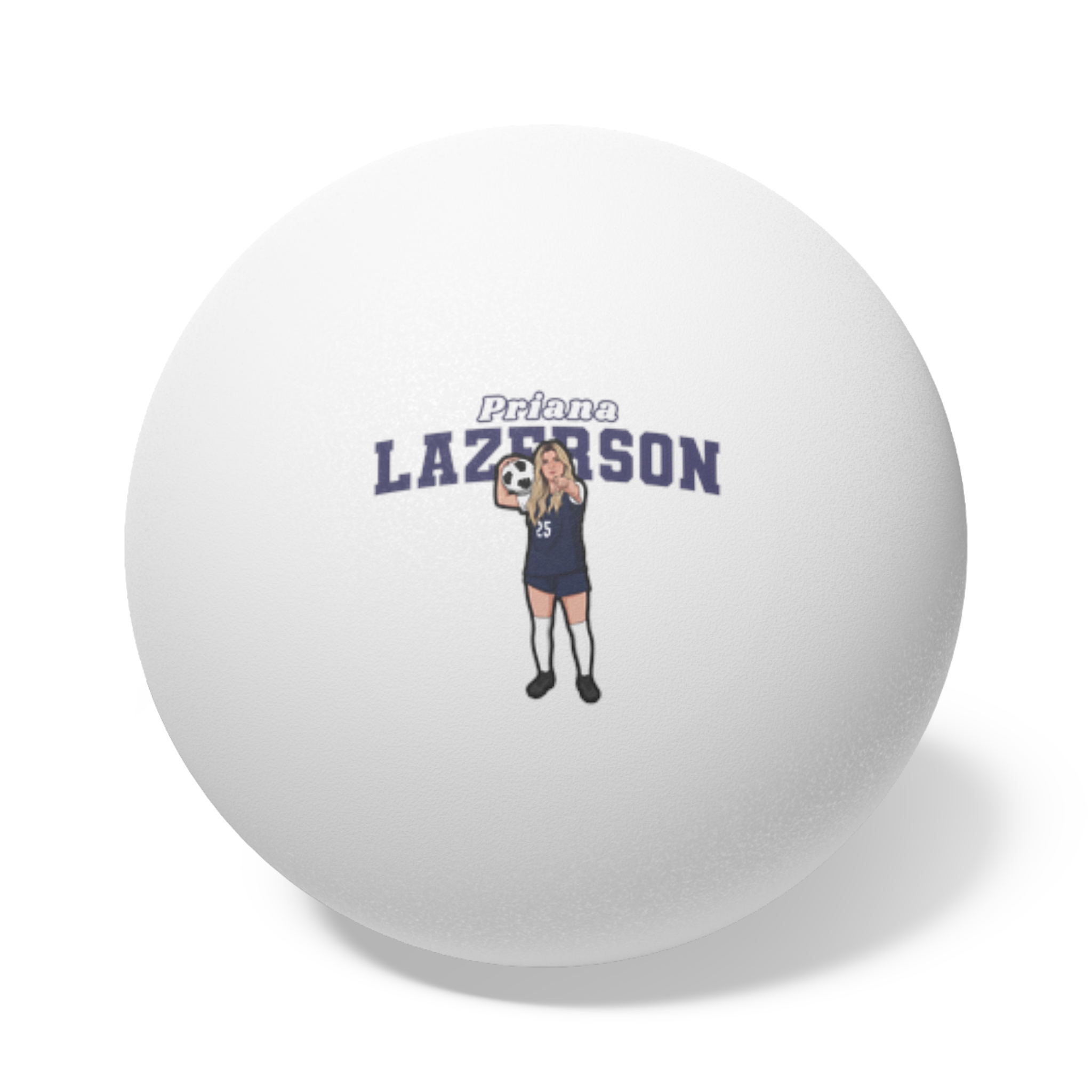 Ping Pong Balls, 6 pcs — character_name_arch in White