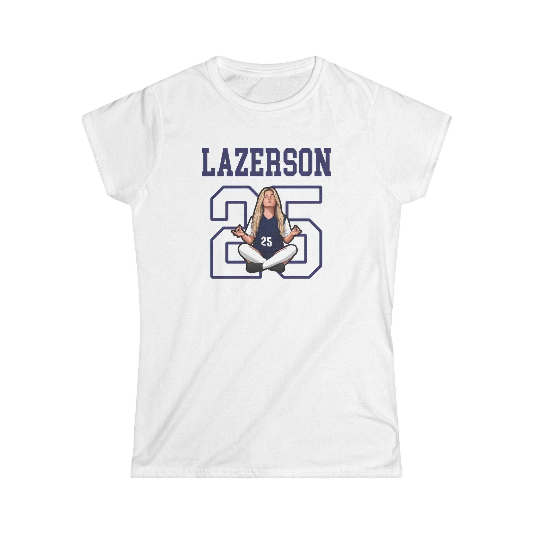 Women's Softstyle Tee — character_shirsey in White