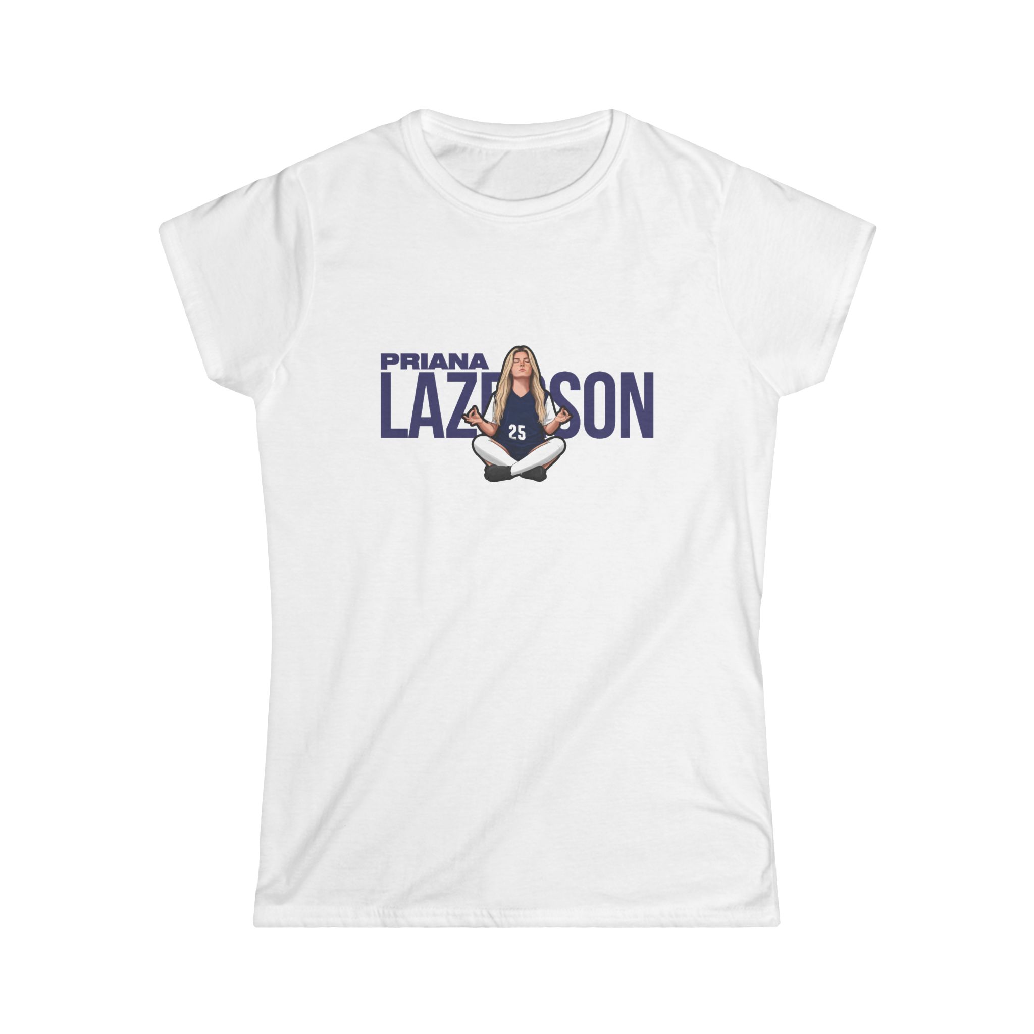 Women's Softstyle Tee — character_player_name in White
