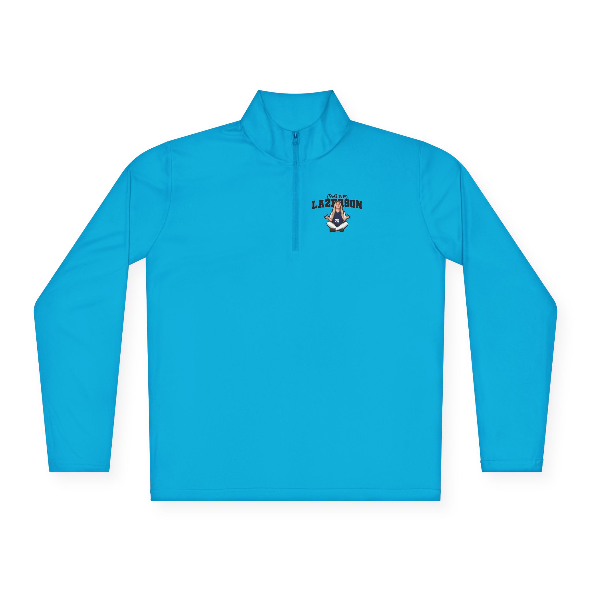 Q-Zip Pullover — character_name_arch in Blue