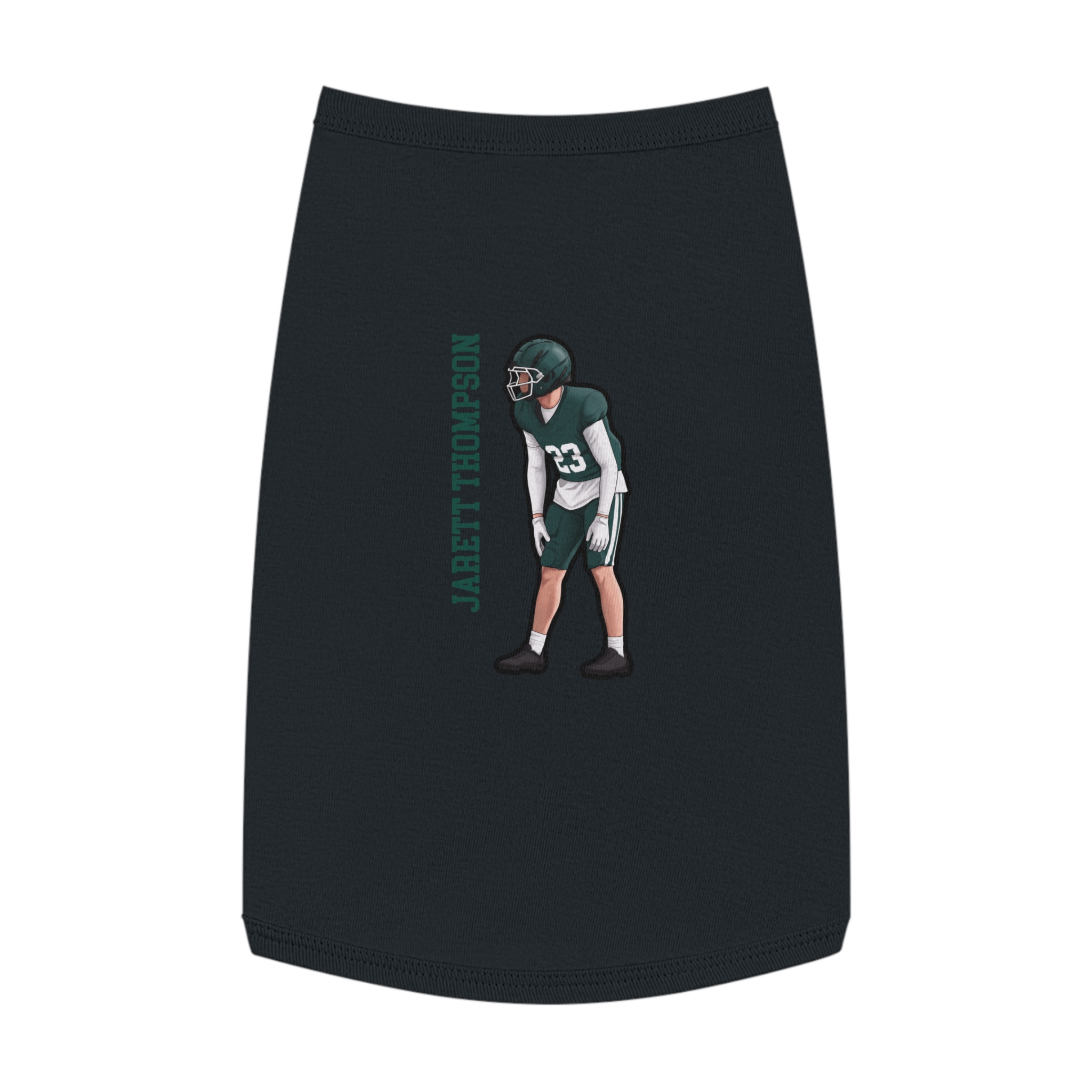 Pet Tank Top — character_name_vertical in White