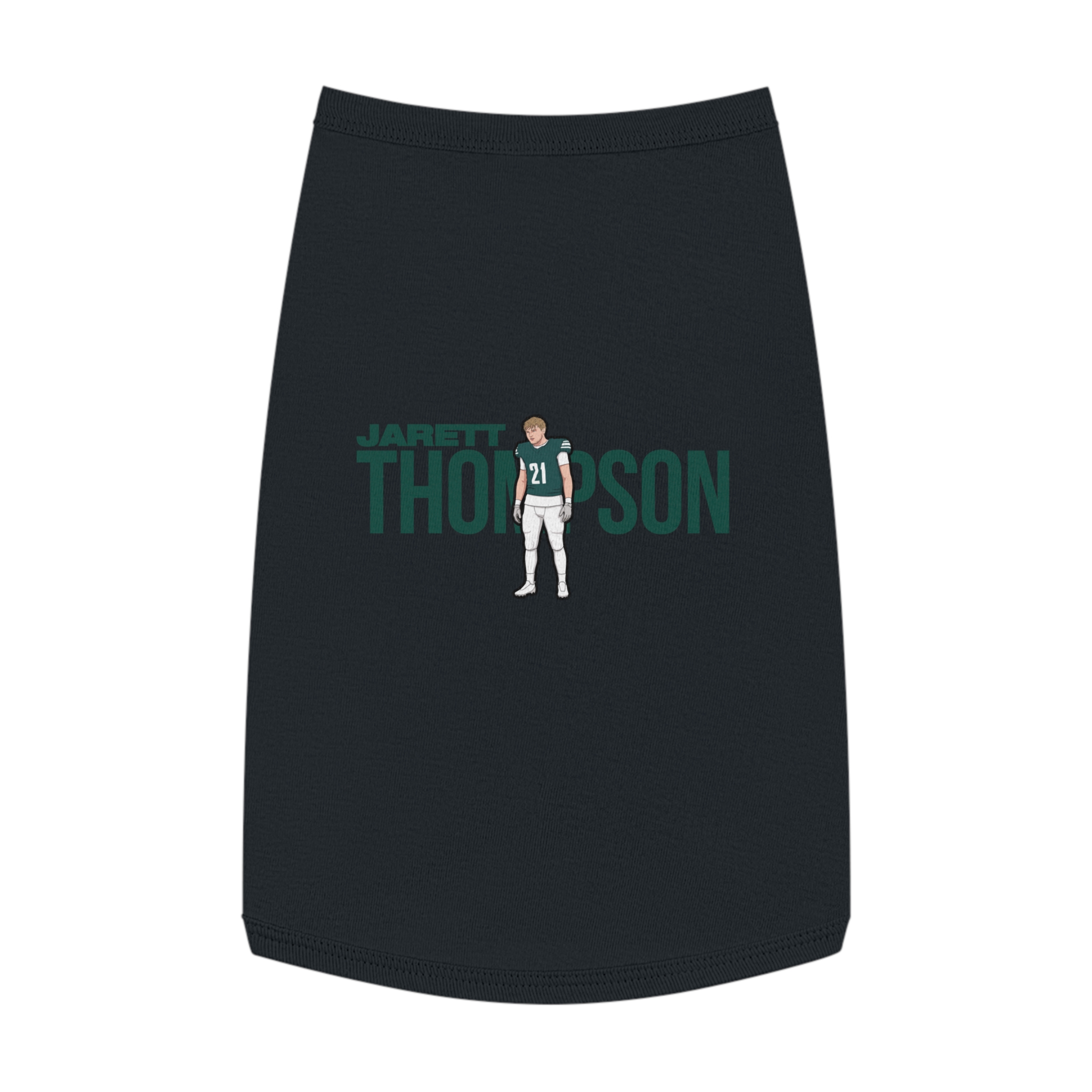 Pet Tank Top — character_player_name in Black