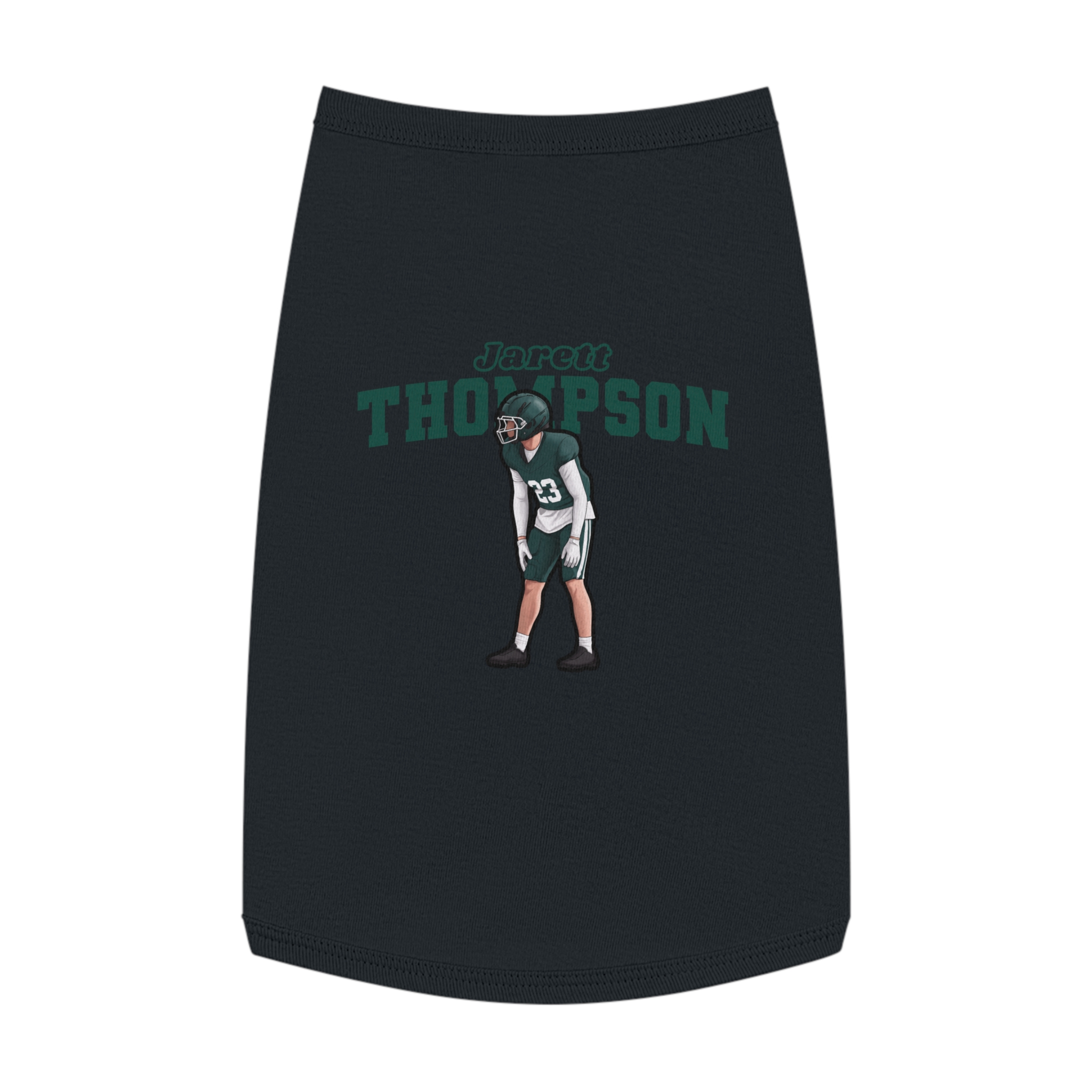 Pet Tank Top — character_name_arch in White