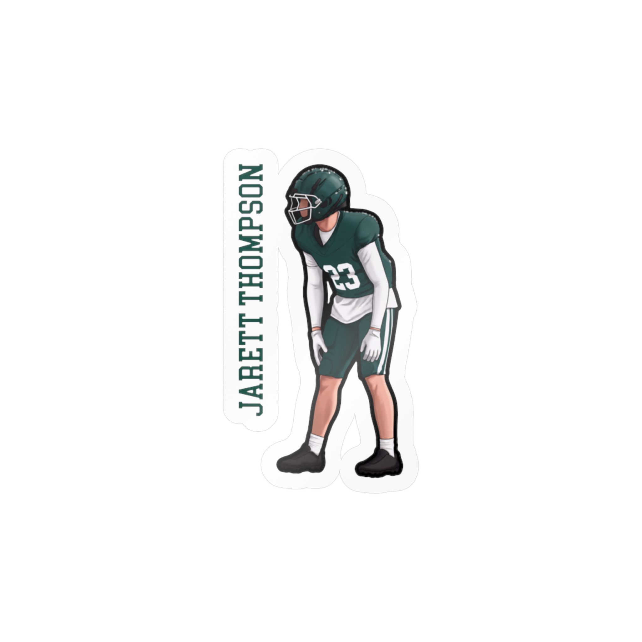 Vinyl Sticker — character_name_vertical in Classic