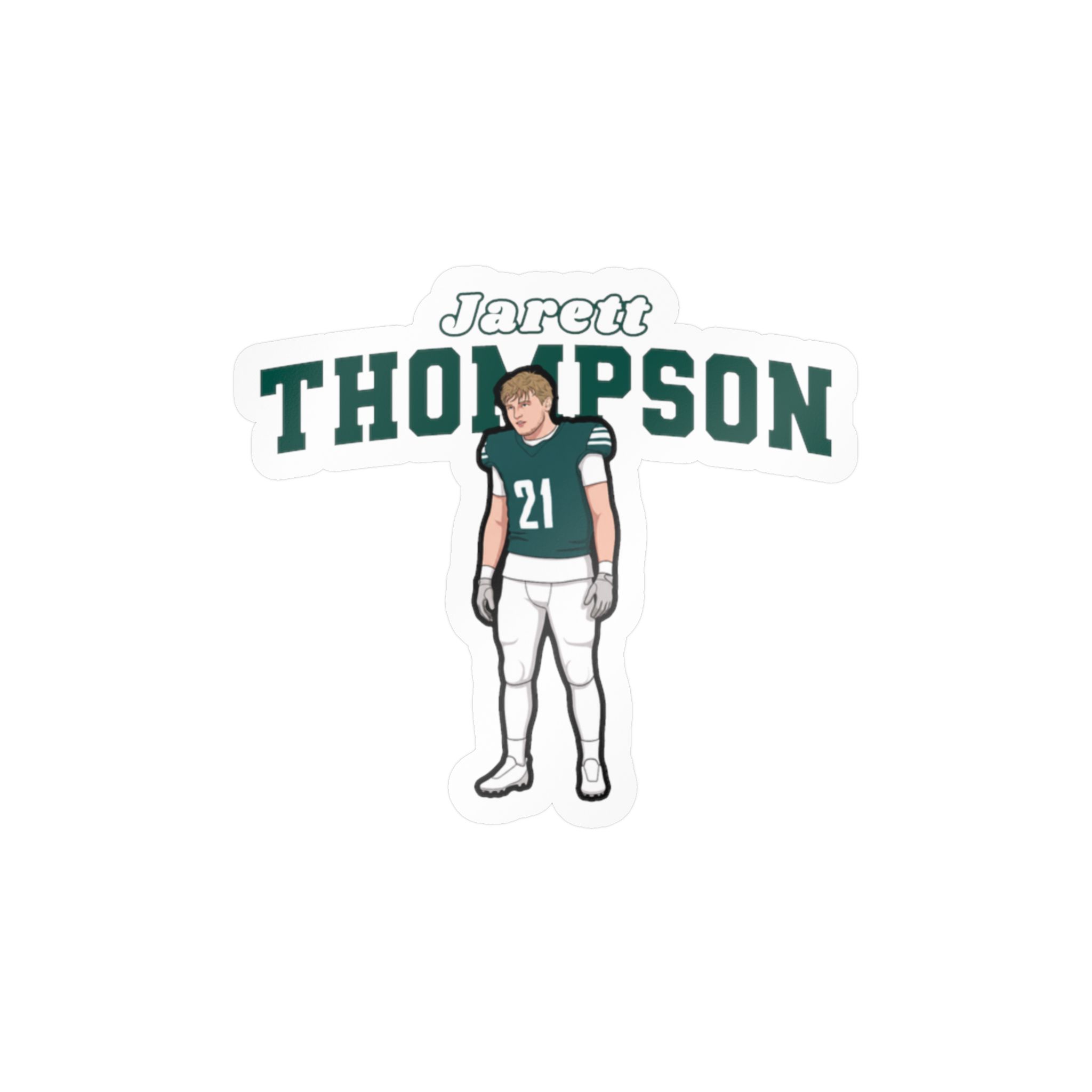 Vinyl Sticker — character_name_arch in Classic