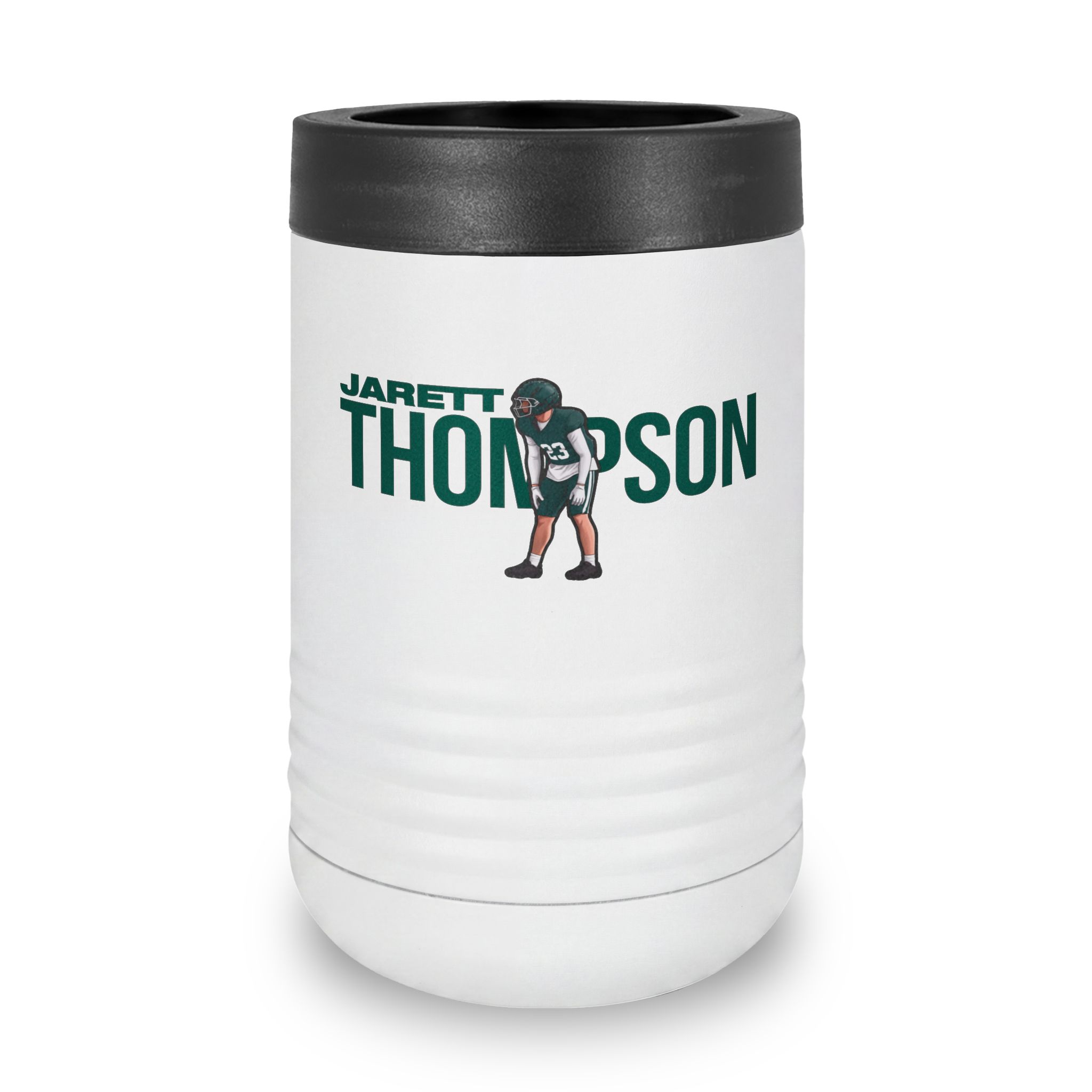 Stainless Can Cooler — character_player_name in White