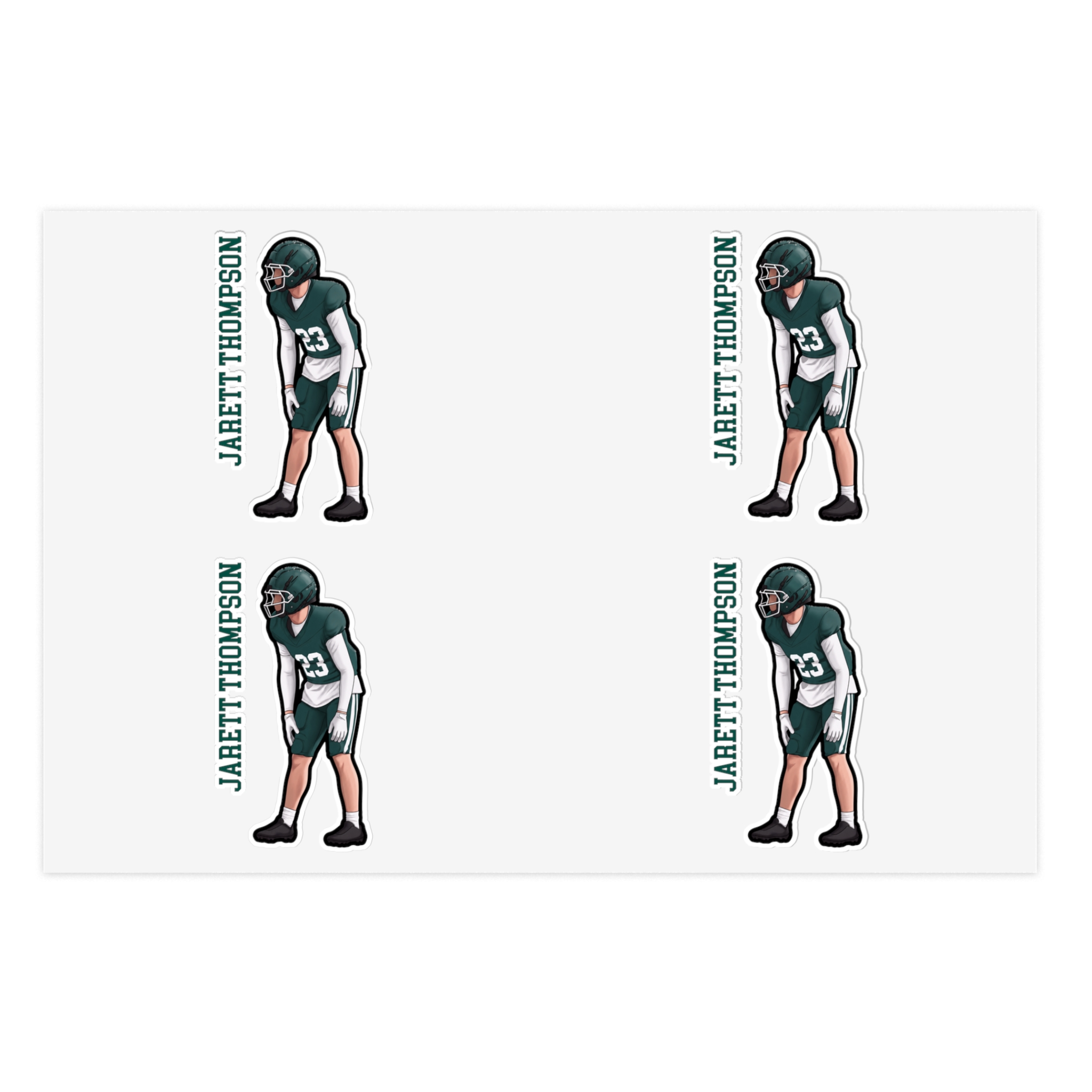 Sticker Sheet — character_name_vertical in Classic