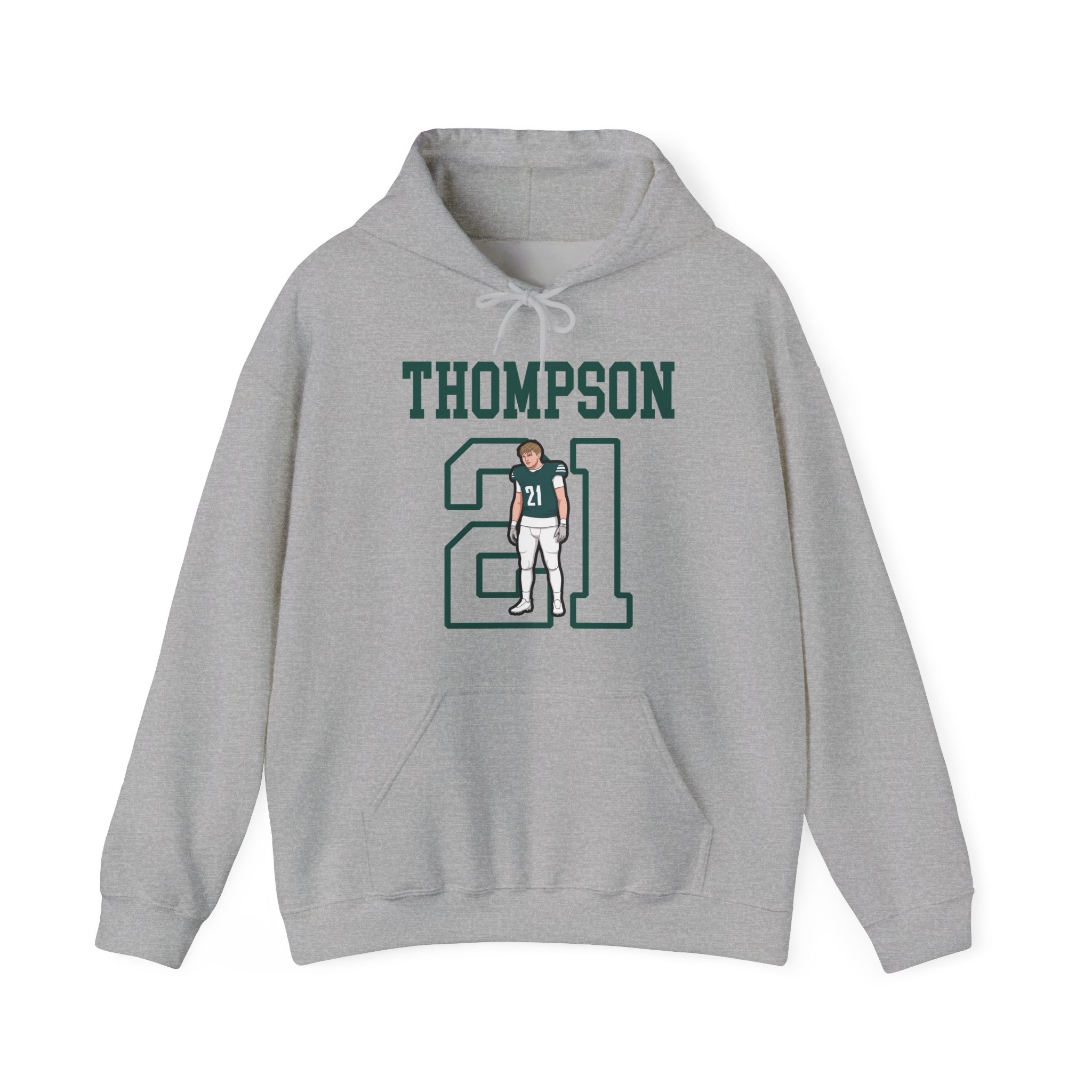 Hoodie — character_shirsey in Grey