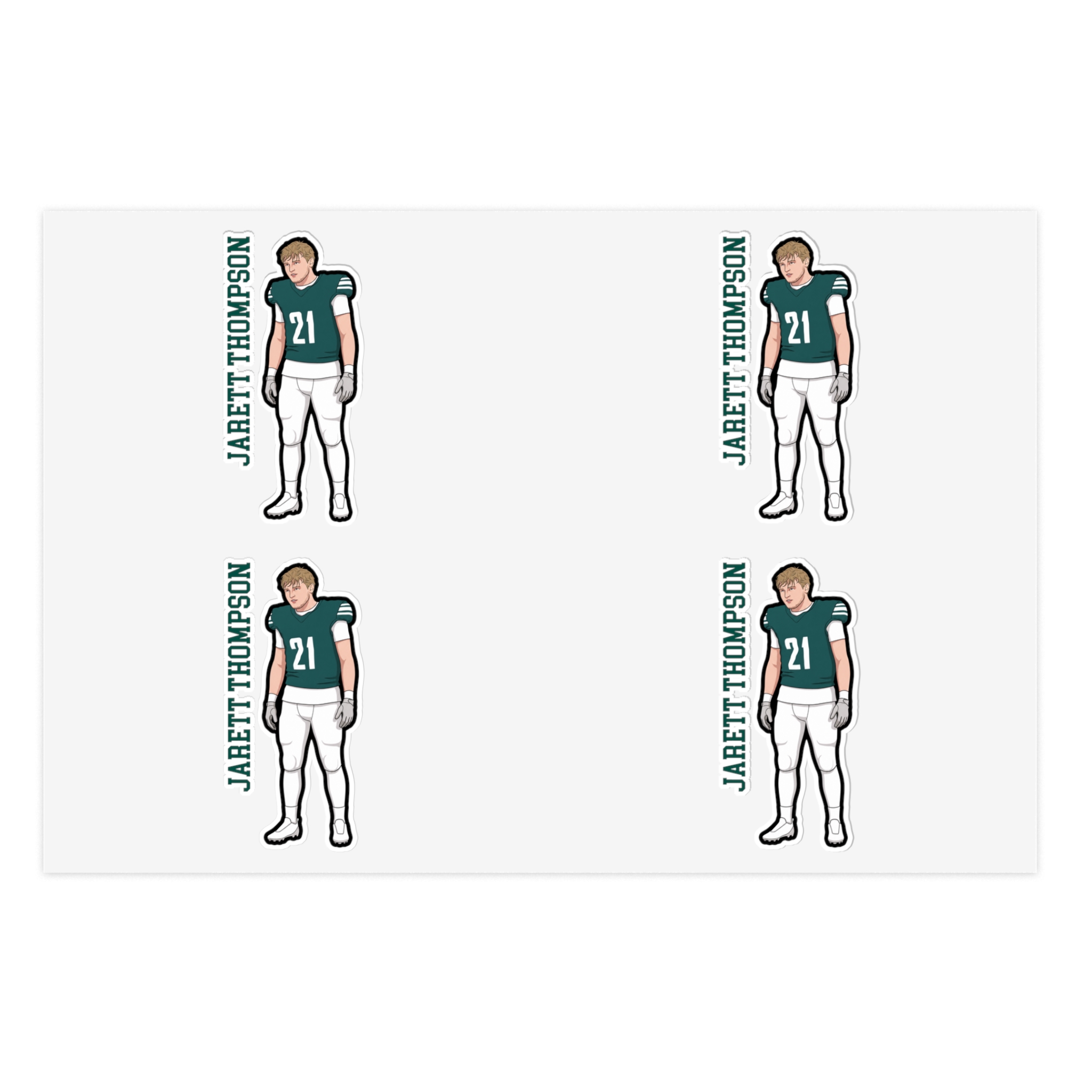 Sticker Sheet — character_name_vertical in Classic