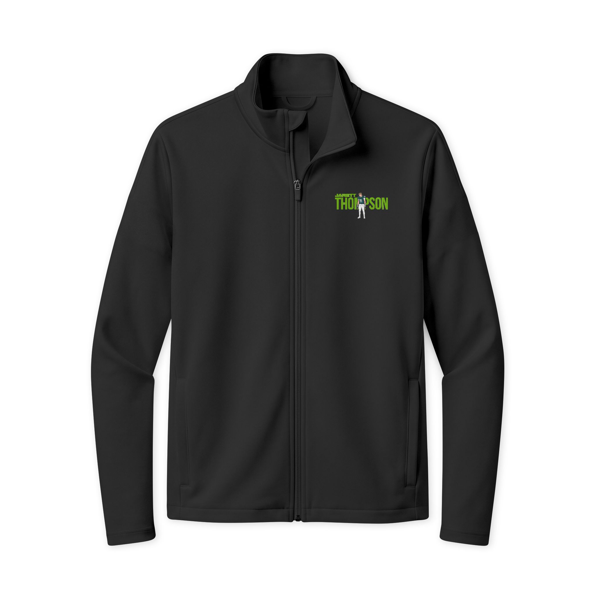 Travel Full-Zip Jacket — character_player_name in Black/ Black