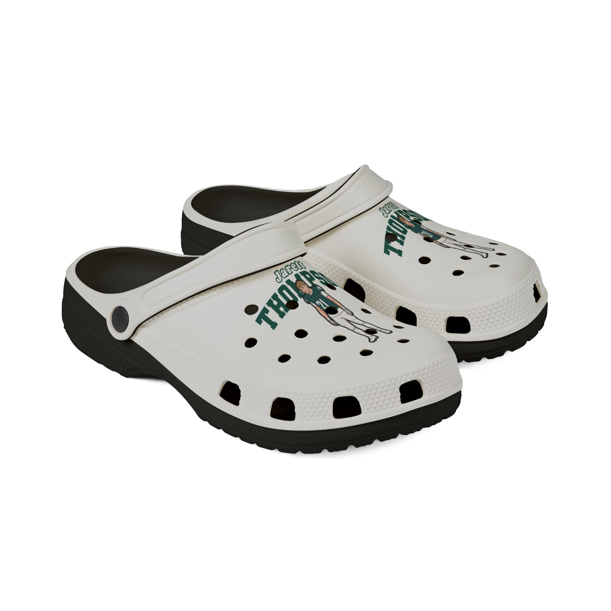 Rubber Clogs — character_name_arch in Black
