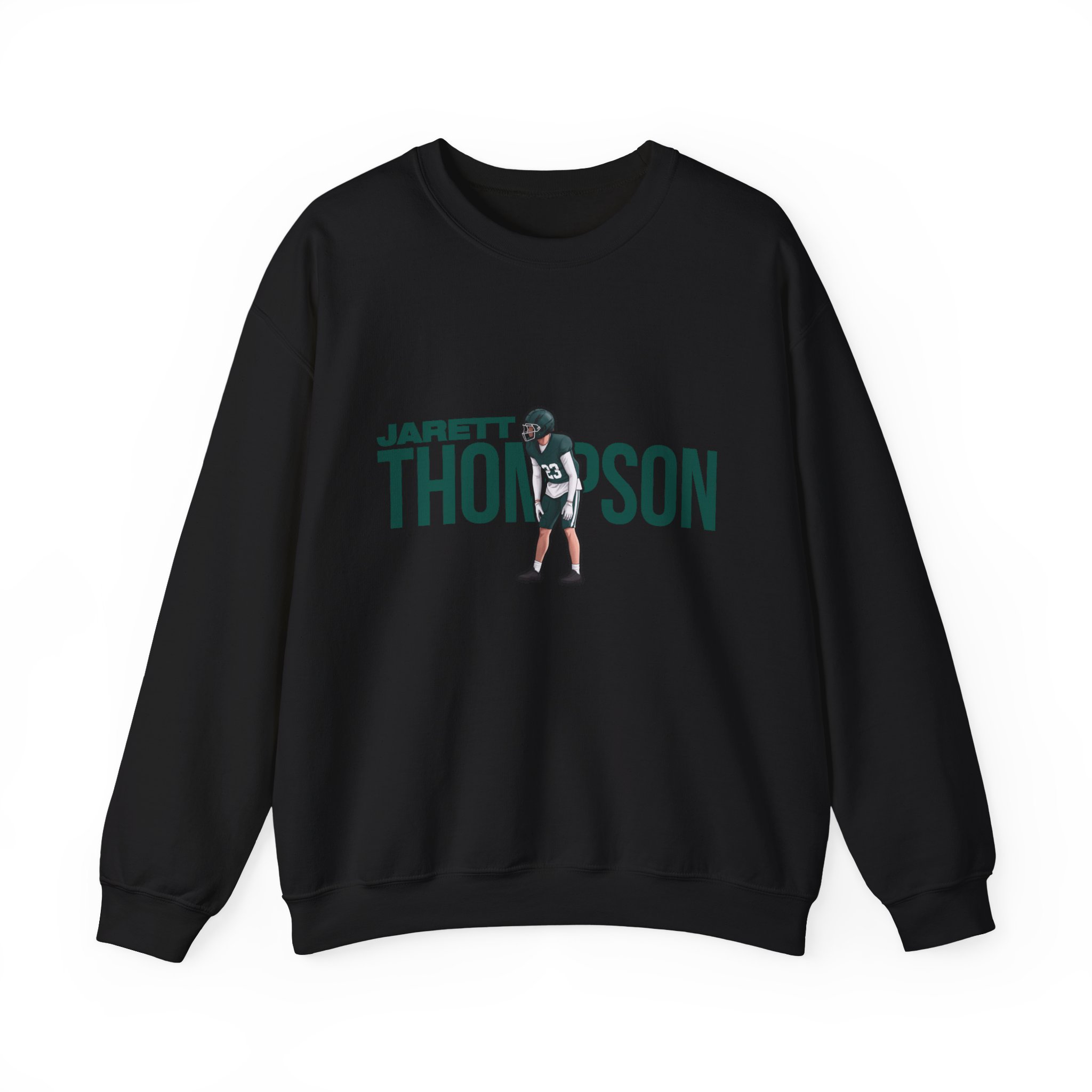 Crewneck Sweatshirt — character_player_name in Black