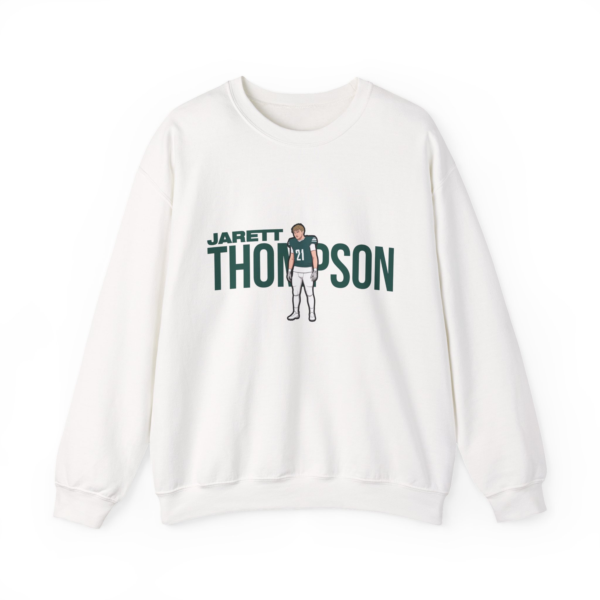 Crewneck Sweatshirt — character_player_name in White