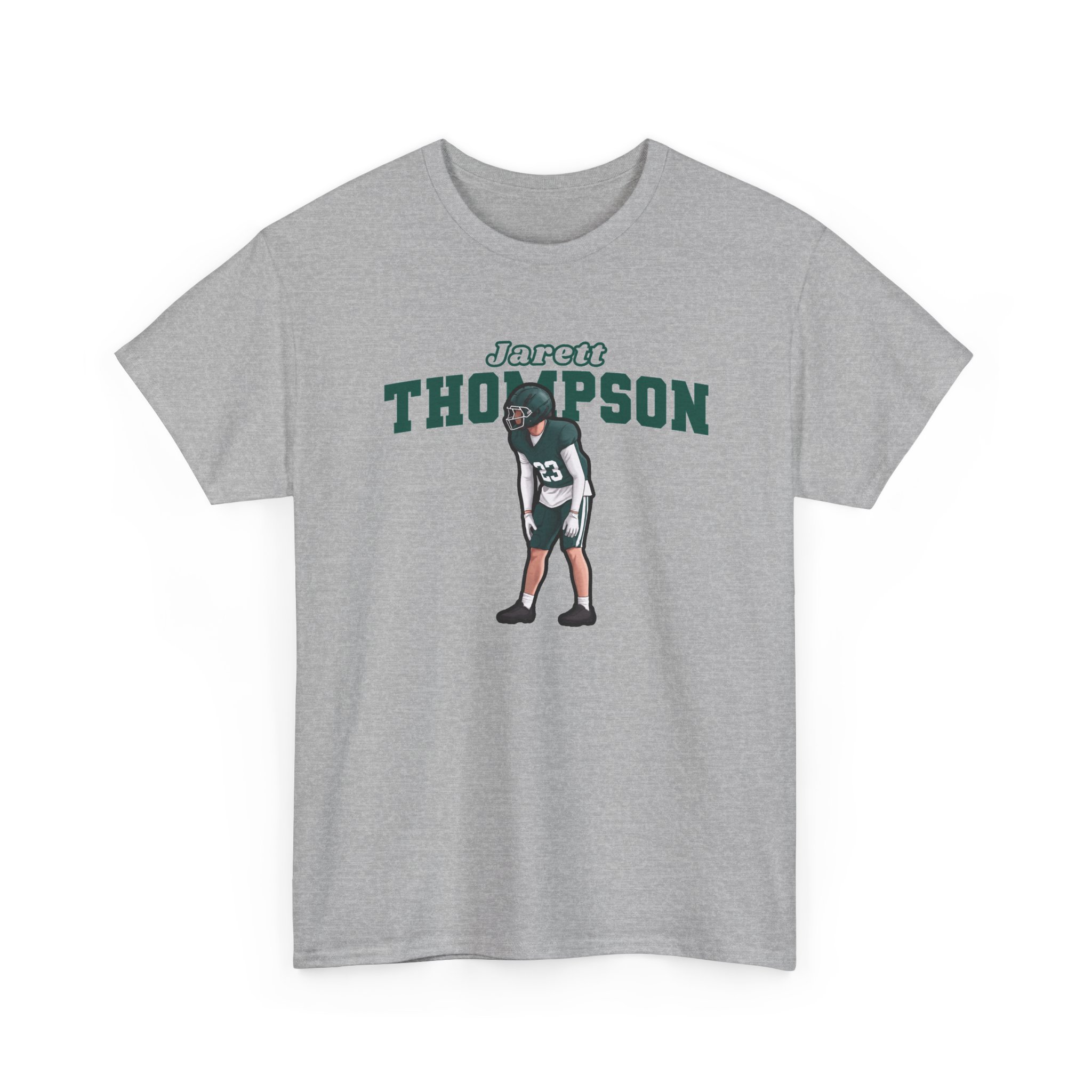Tee — character_name_arch in Grey