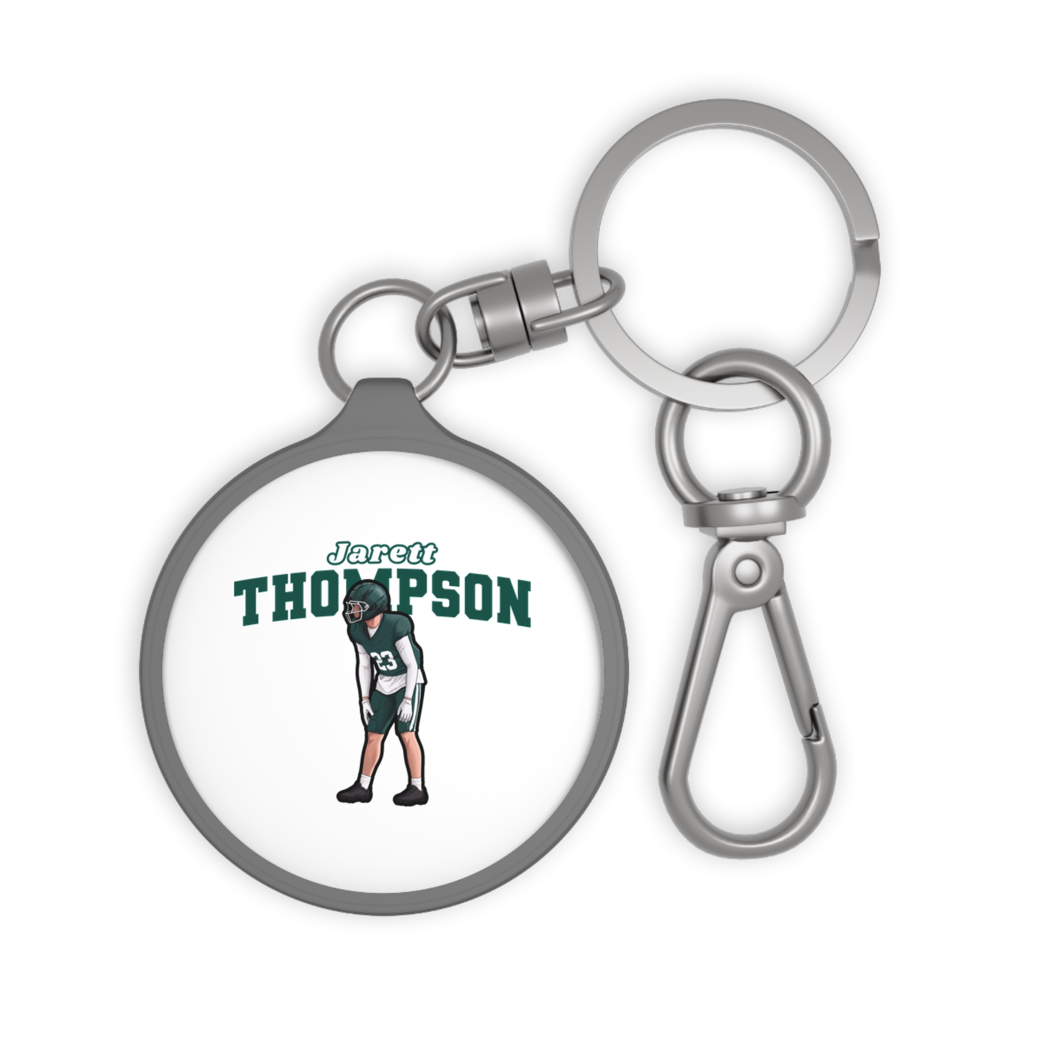 Keychain — character_name_arch in Grey