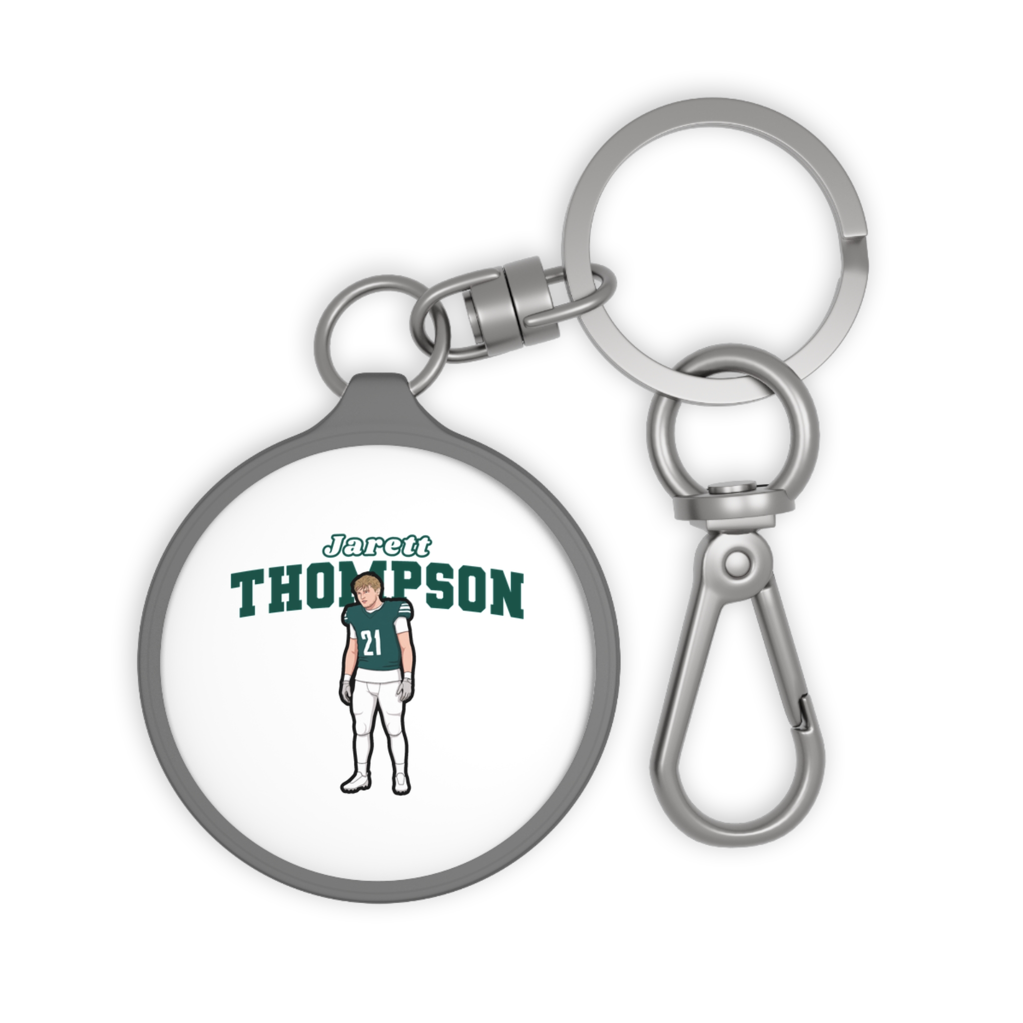 Keychain — character_name_arch in Grey