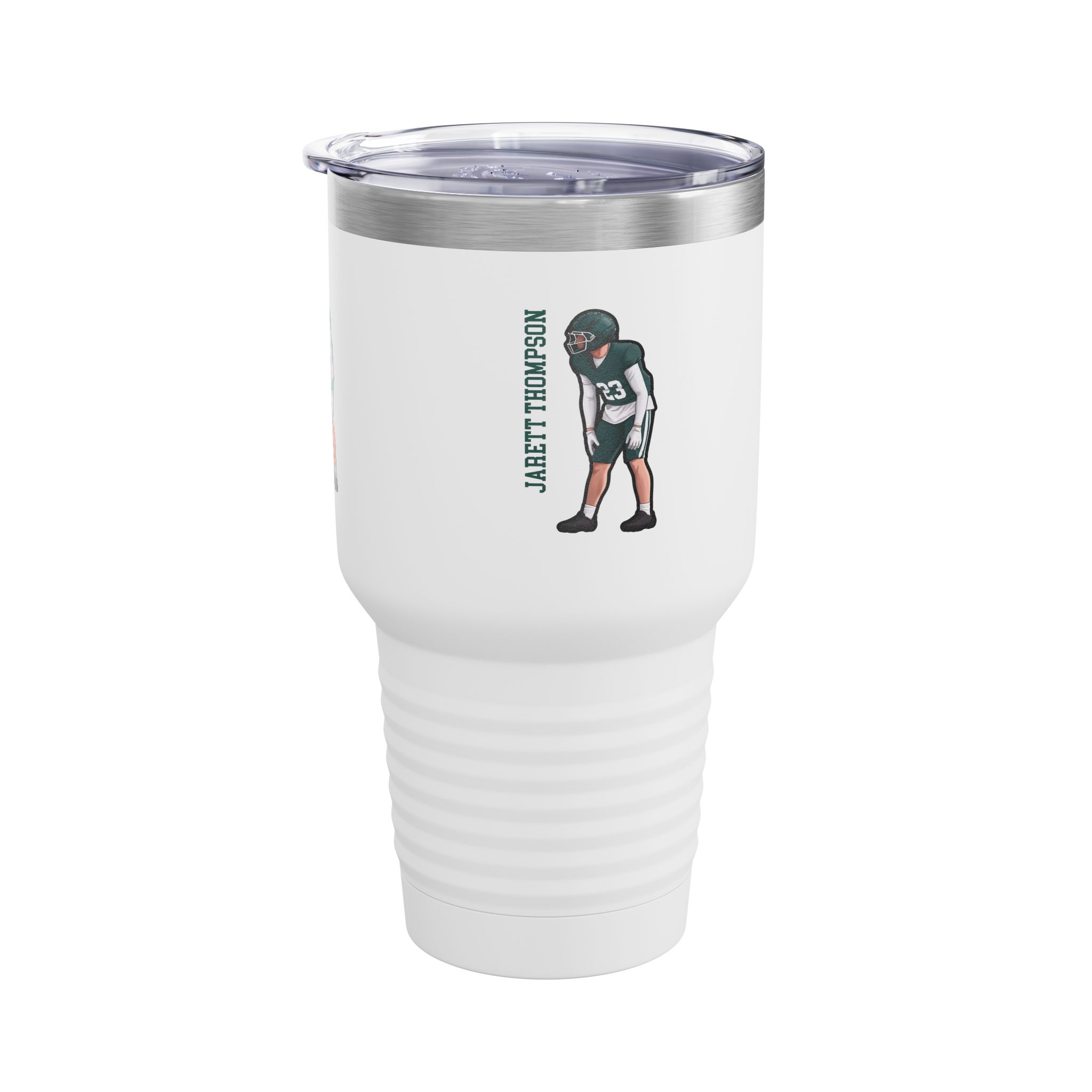 30oz Tumbler — character_name_vertical in White