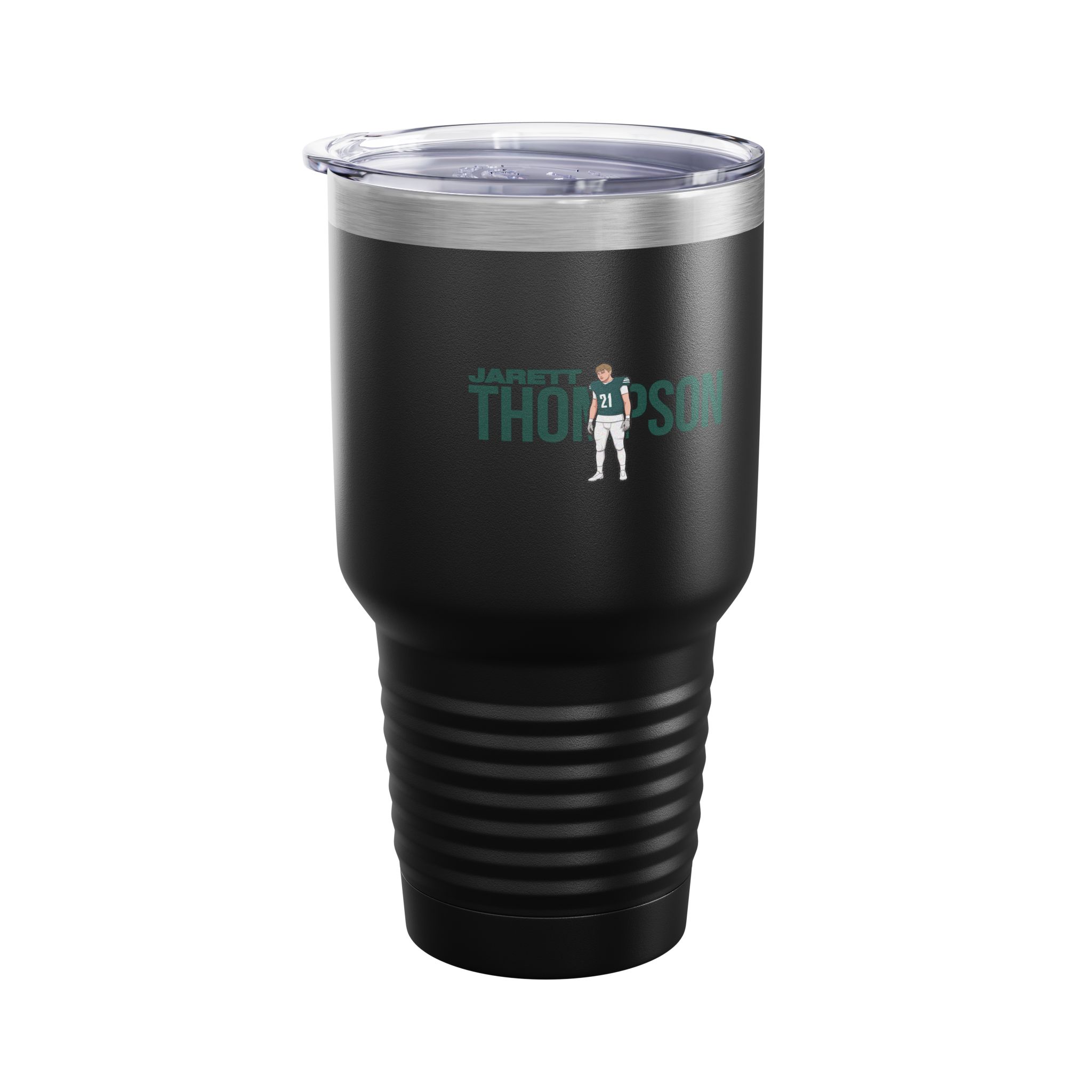30oz Tumbler — character_player_name in Black