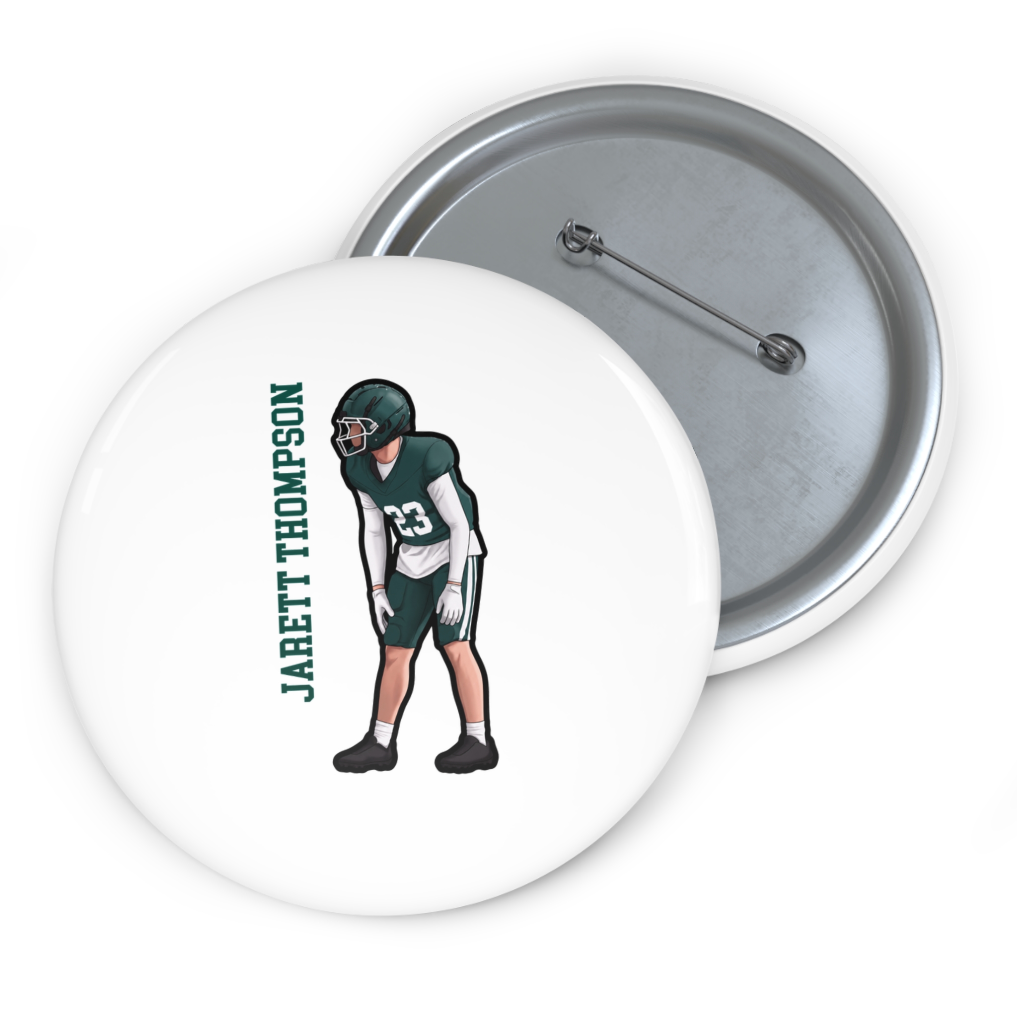 Game Day Pin — character_name_vertical in Classic