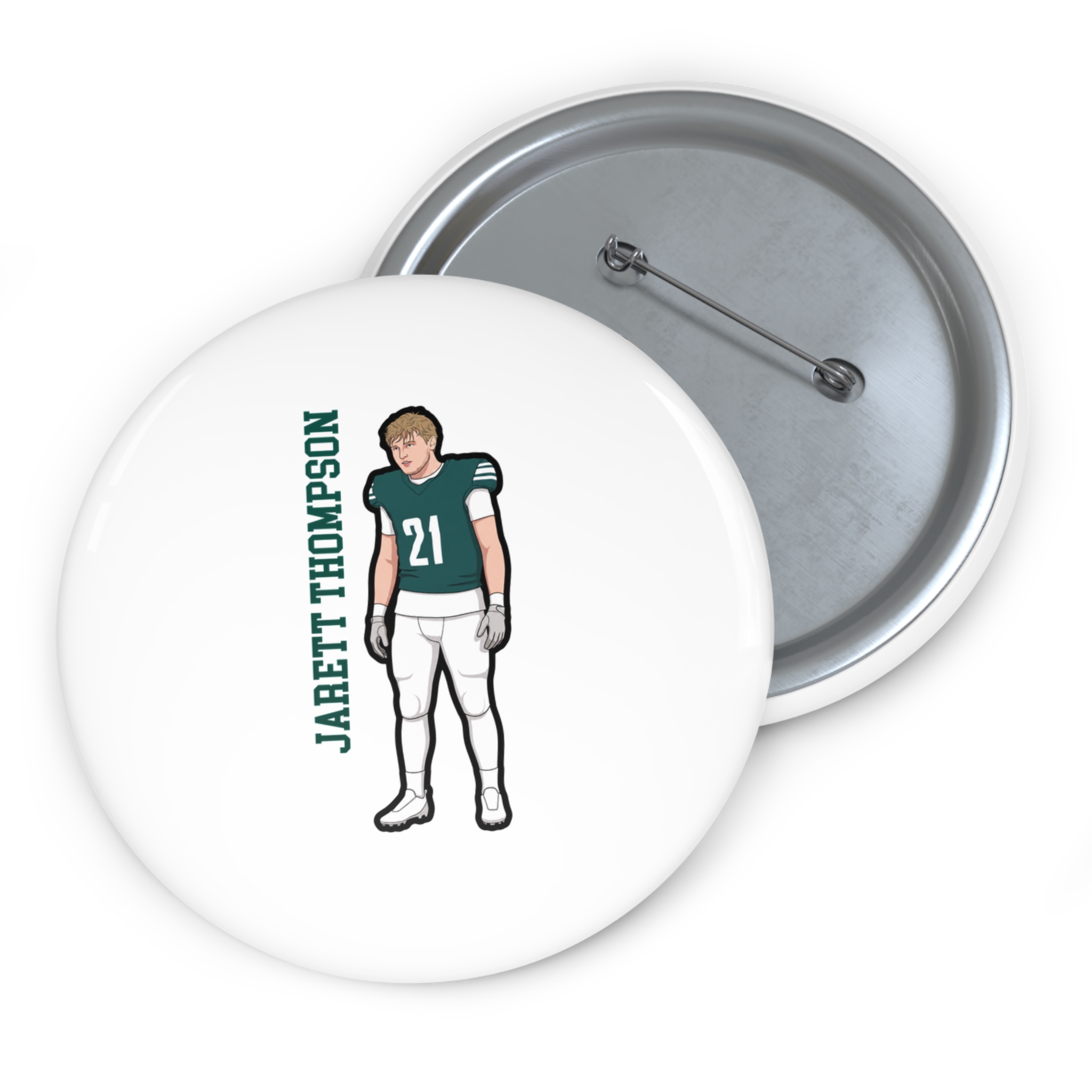 Game Day Pin — character_name_vertical in Classic