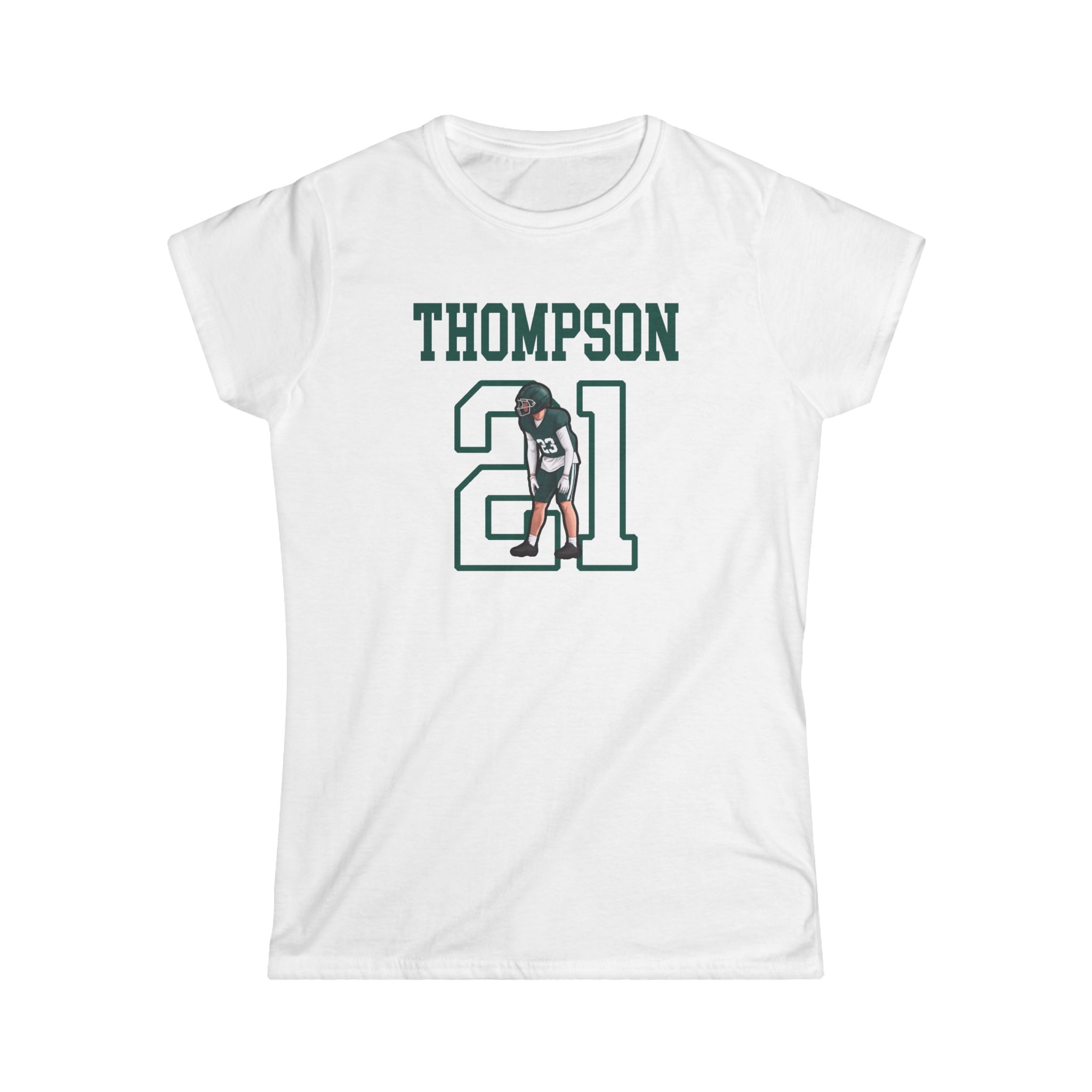 Women's Softstyle Tee — character_shirsey in White