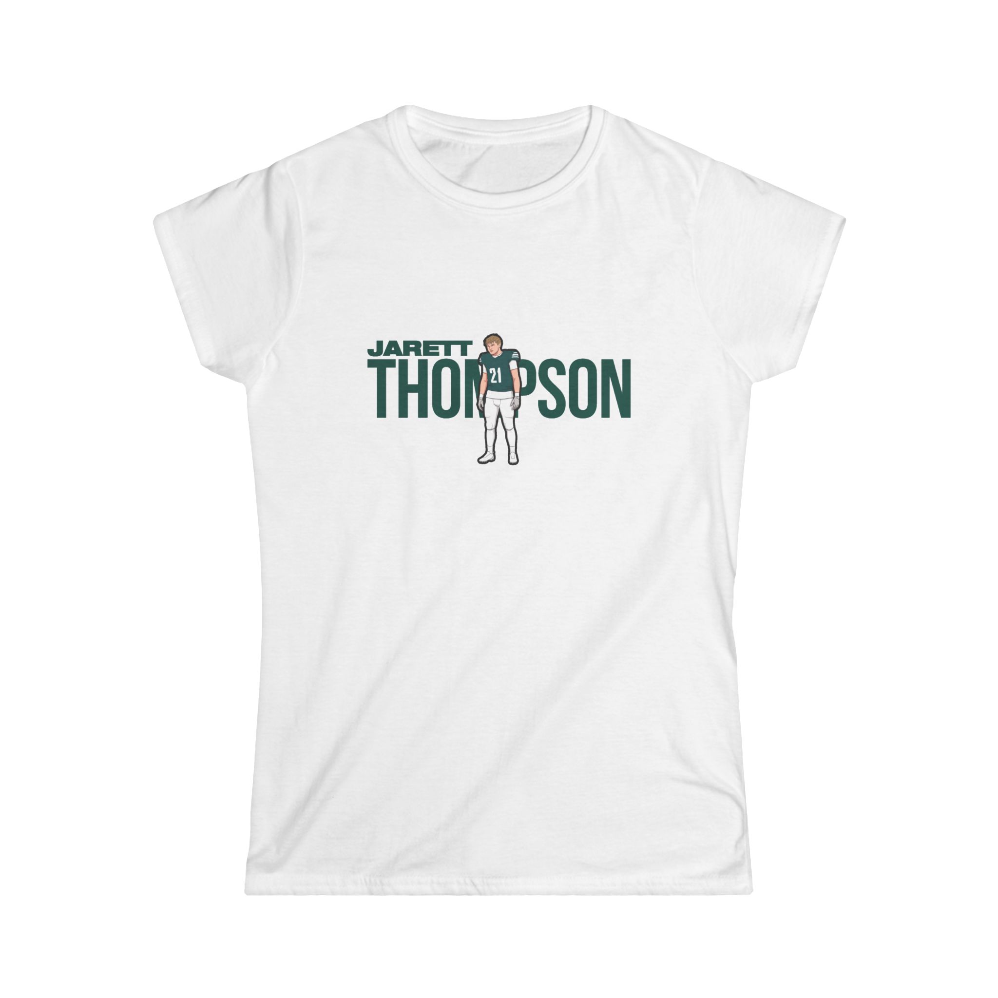Women's Softstyle Tee — character_player_name in White