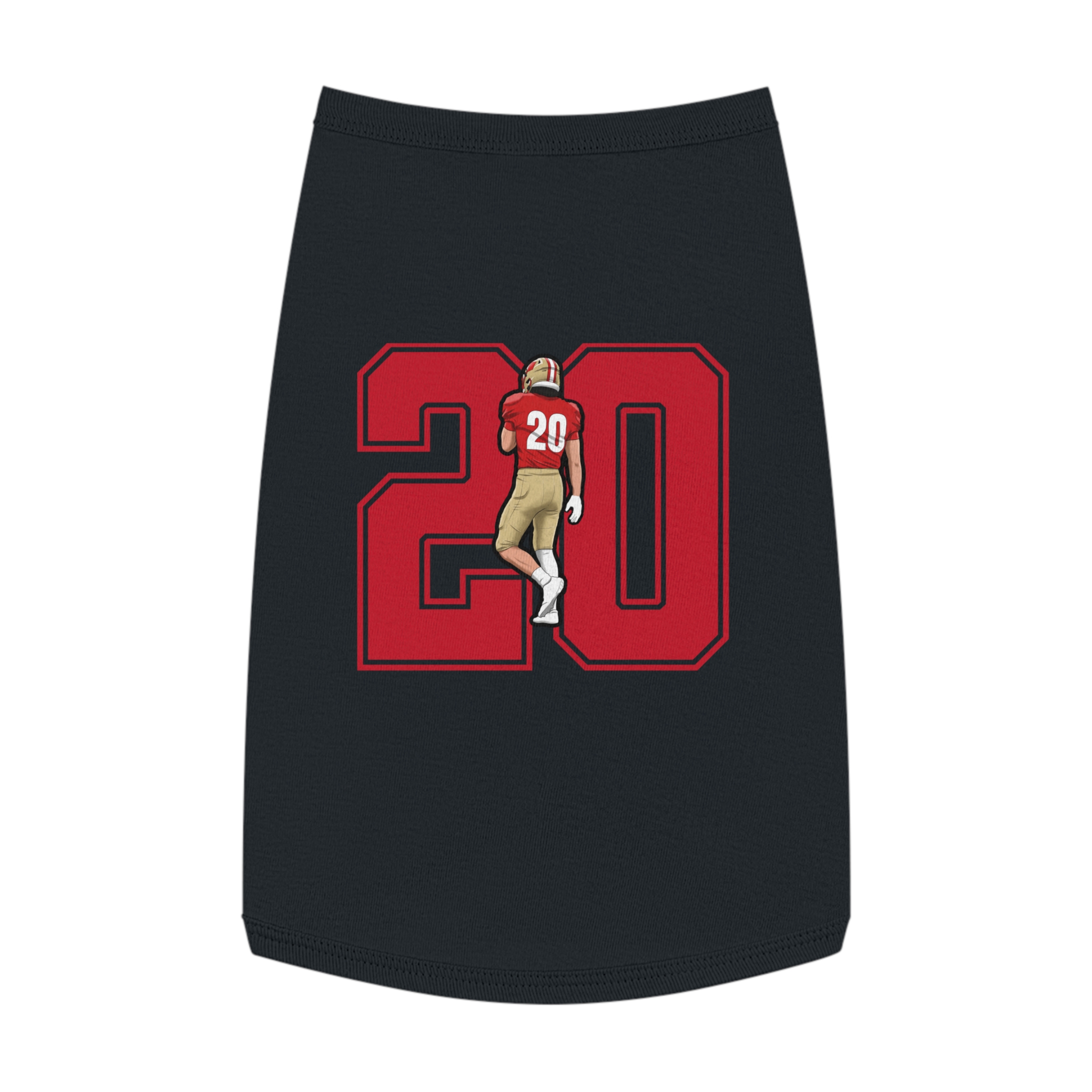 Pet Tank Top — character_number in White