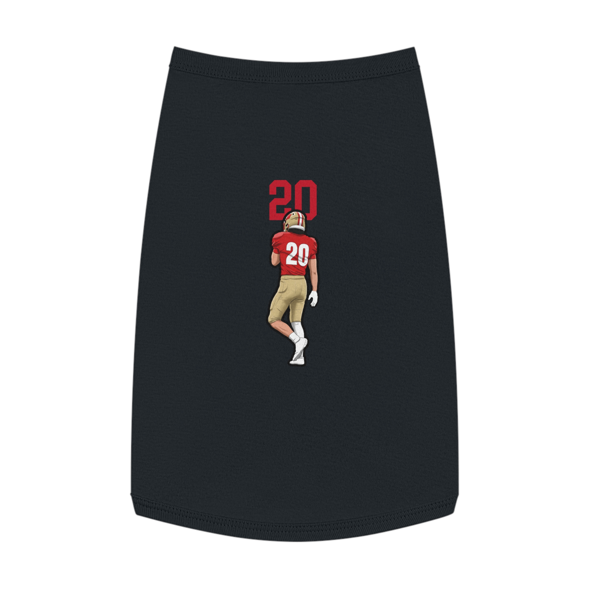 Pet Tank Top — character_number_top in Black