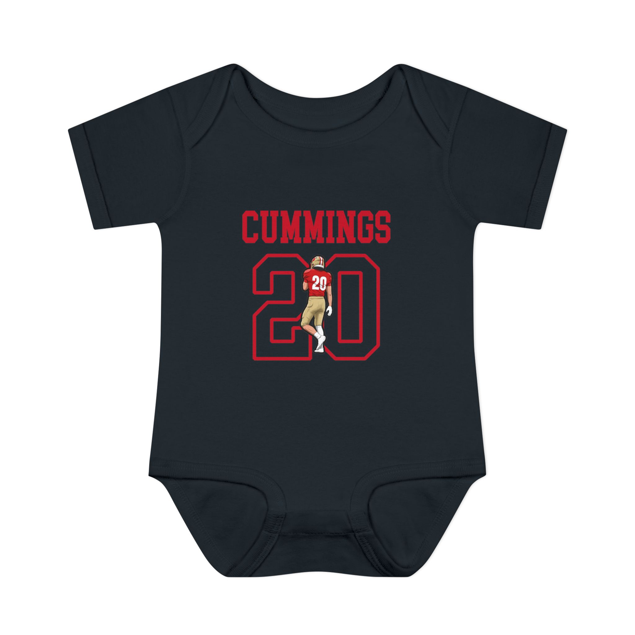 Baby Onesie — character_shirsey in Black