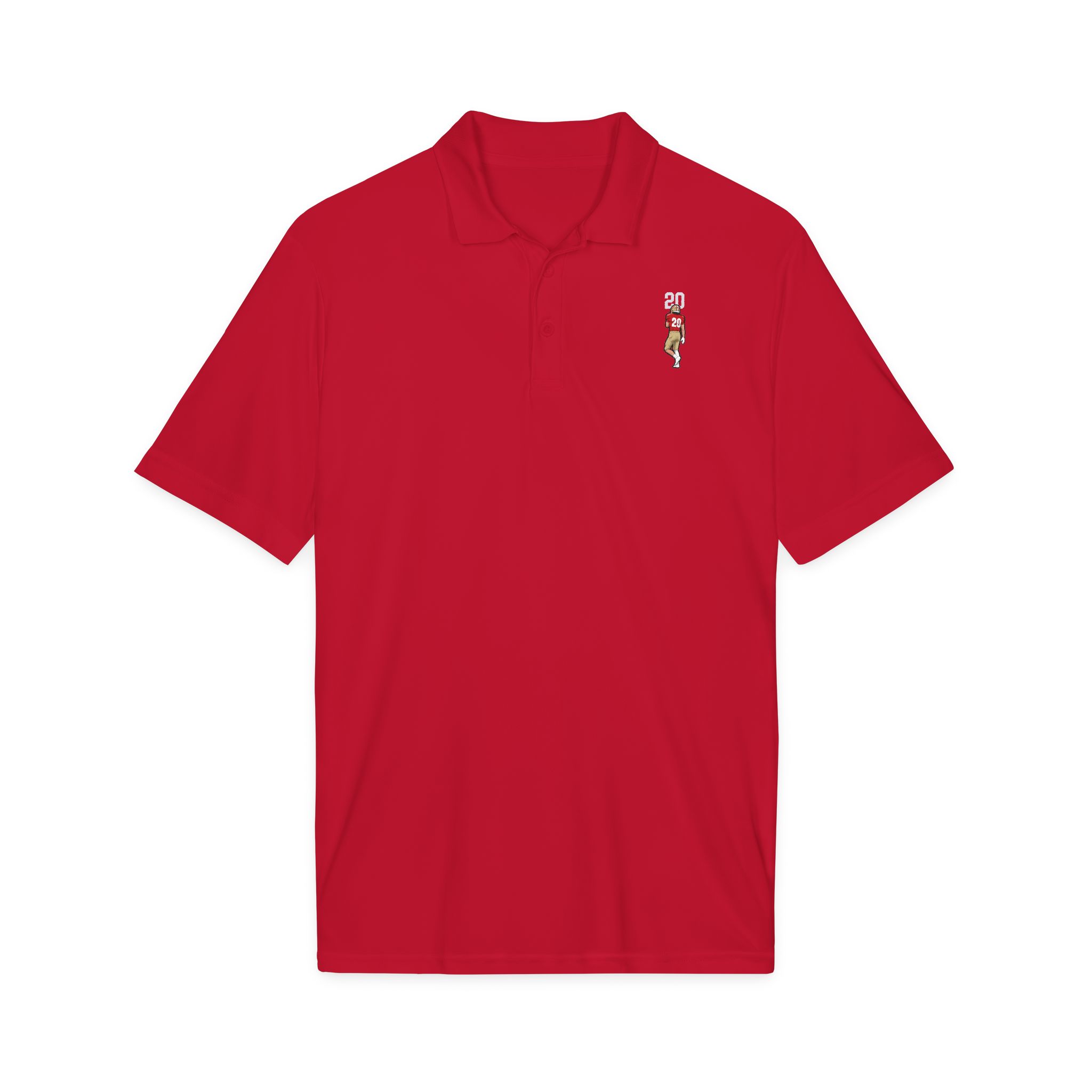 Polo — character_number_top in Red