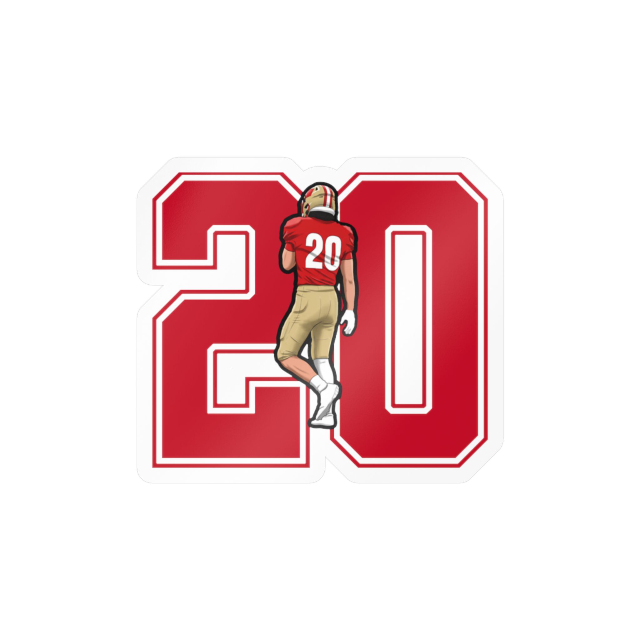 Vinyl Sticker — character_number in Classic