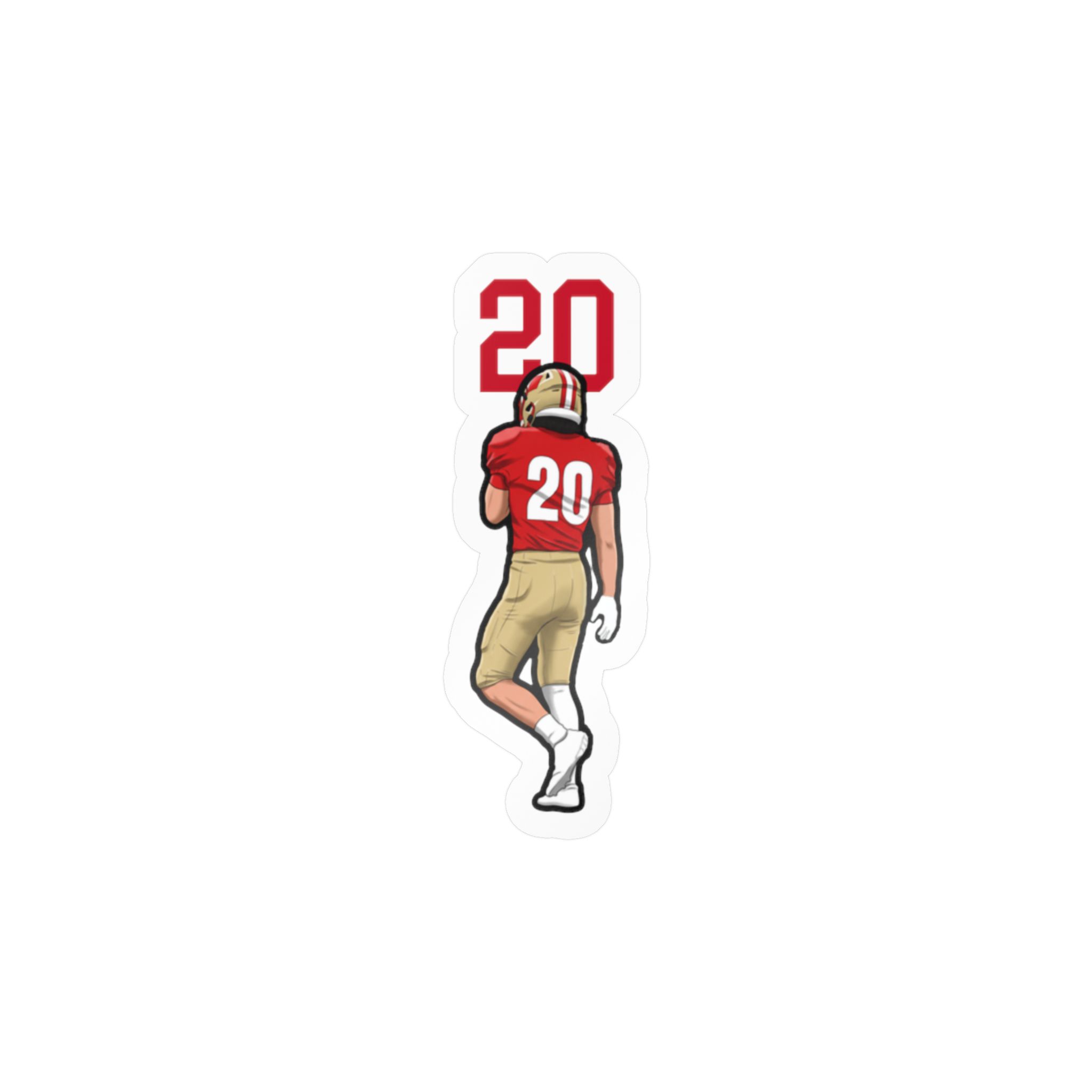 Vinyl Sticker — character_number_top in Classic