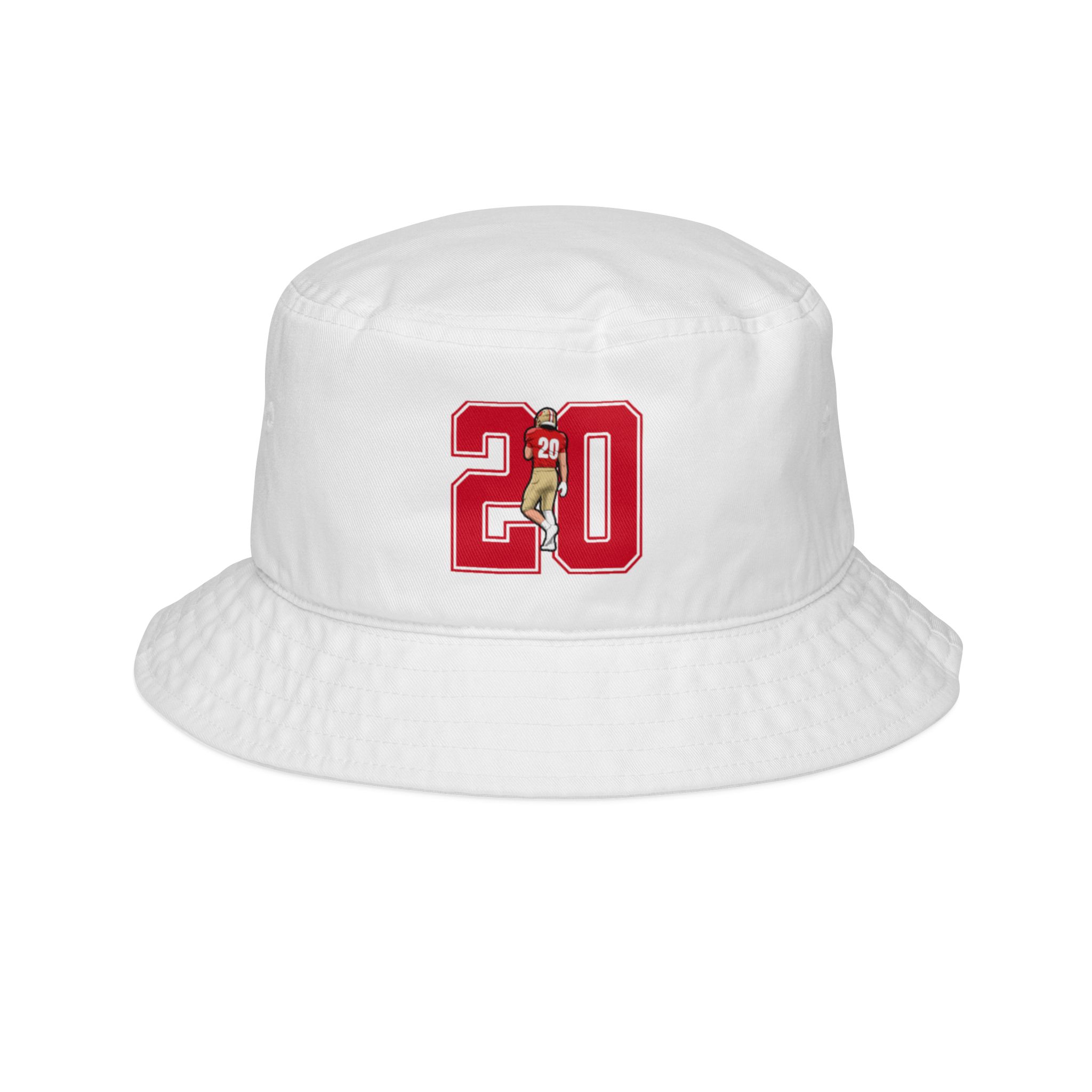 Bucket Hat — character_number in White