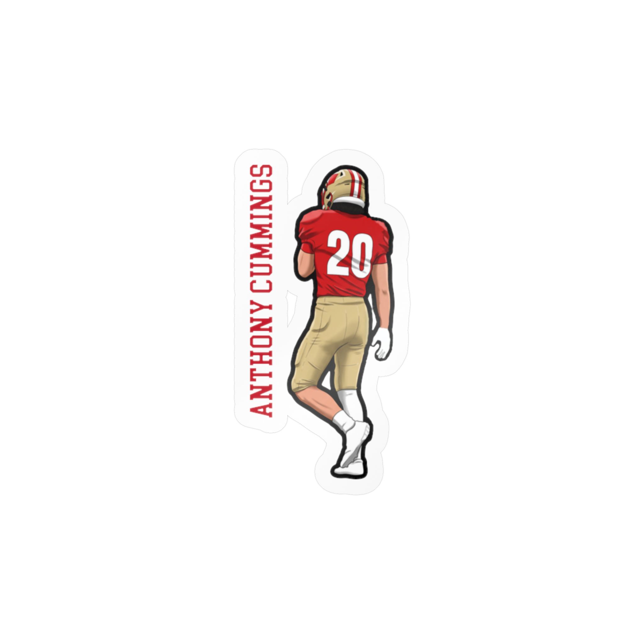 Vinyl Sticker — character_name_vertical in Classic