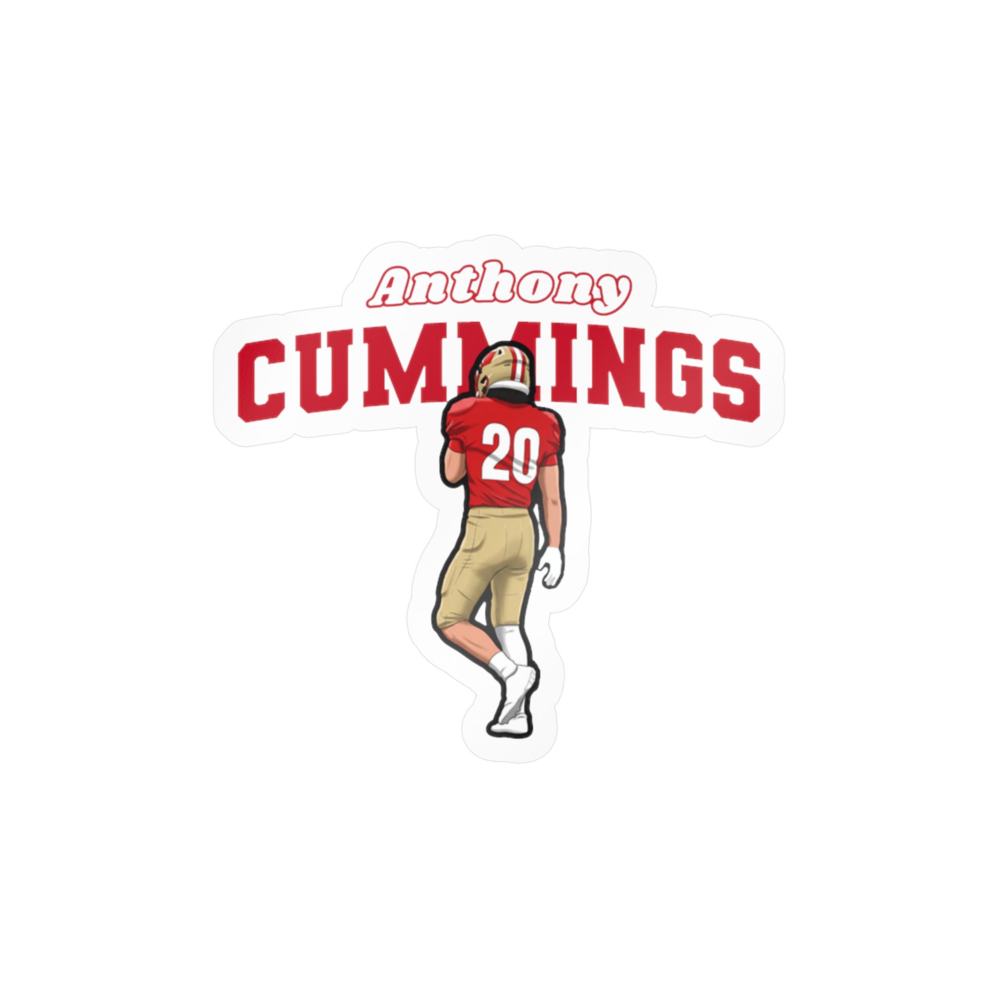 Vinyl Sticker — character_name_arch in Classic