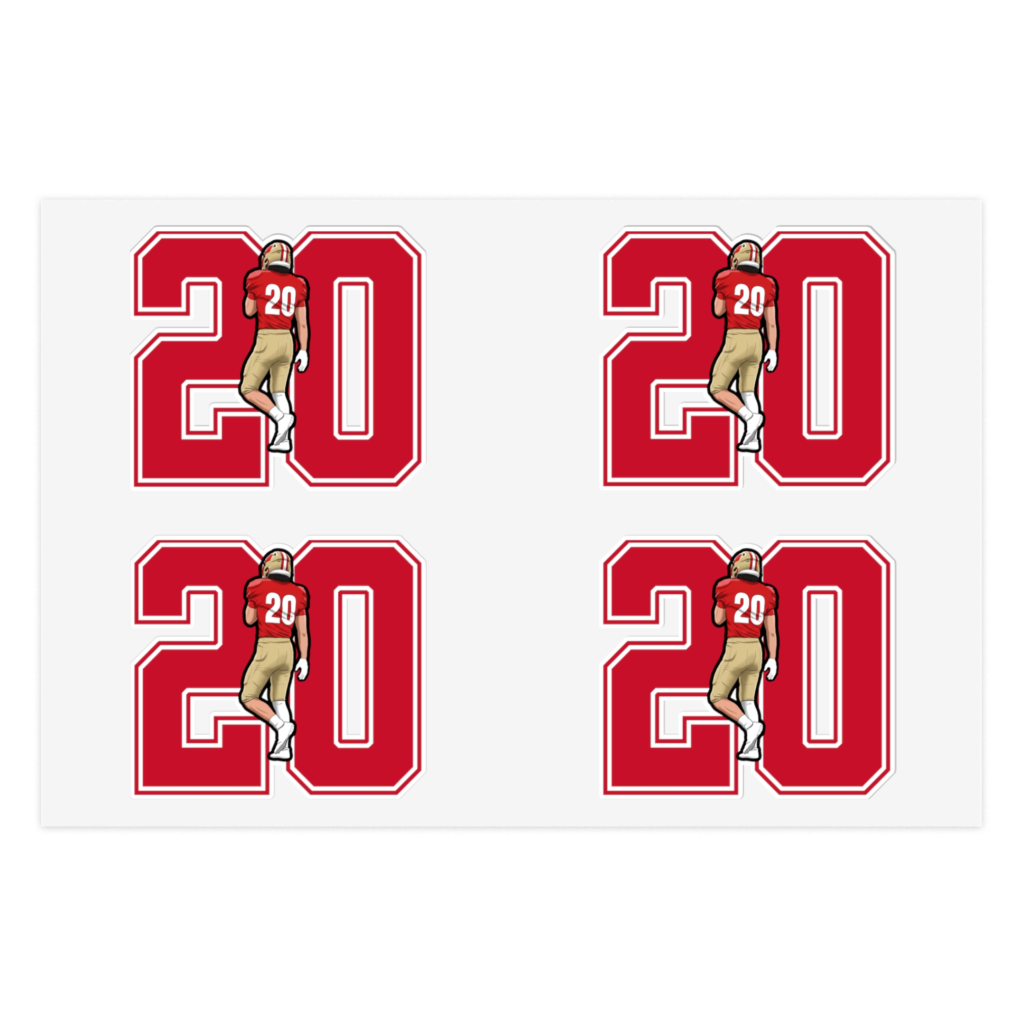 Sticker Sheet — character_number in Classic