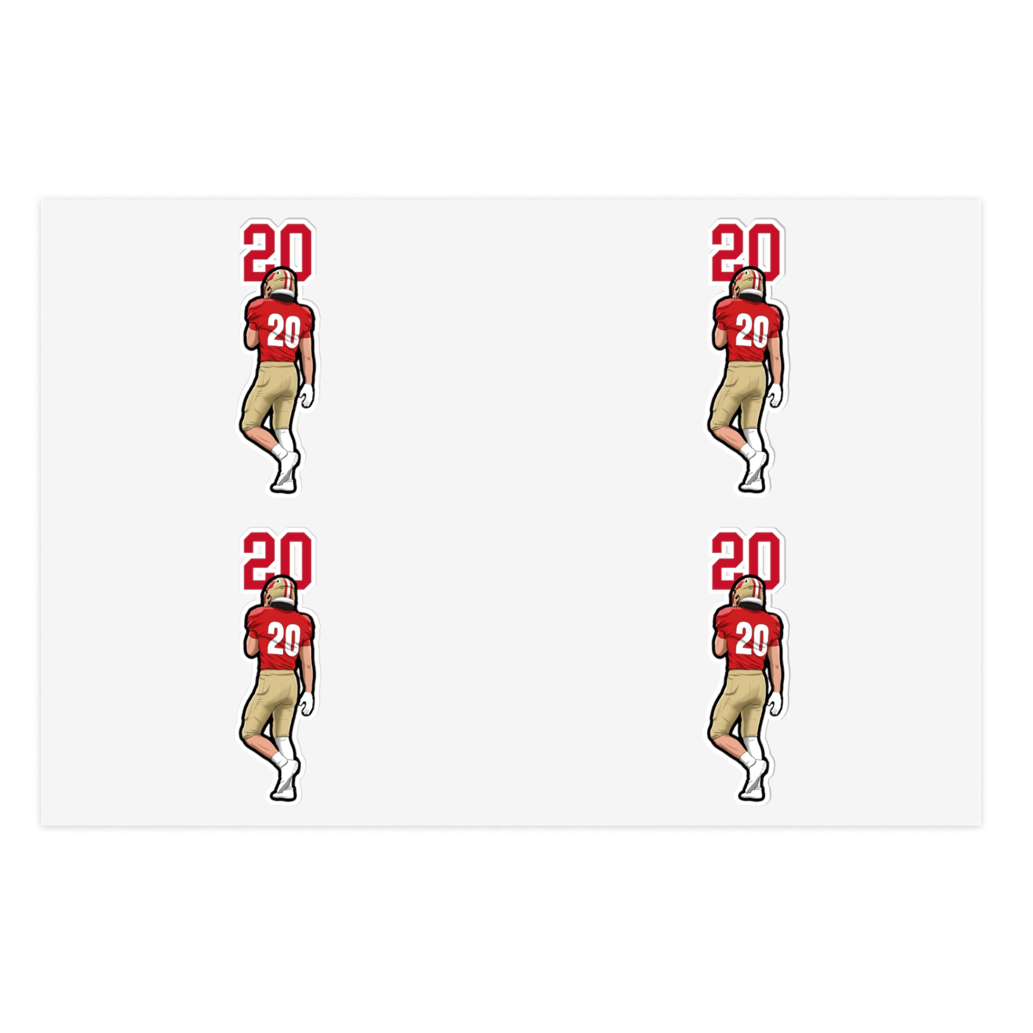 Sticker Sheet — character_number_top in Classic