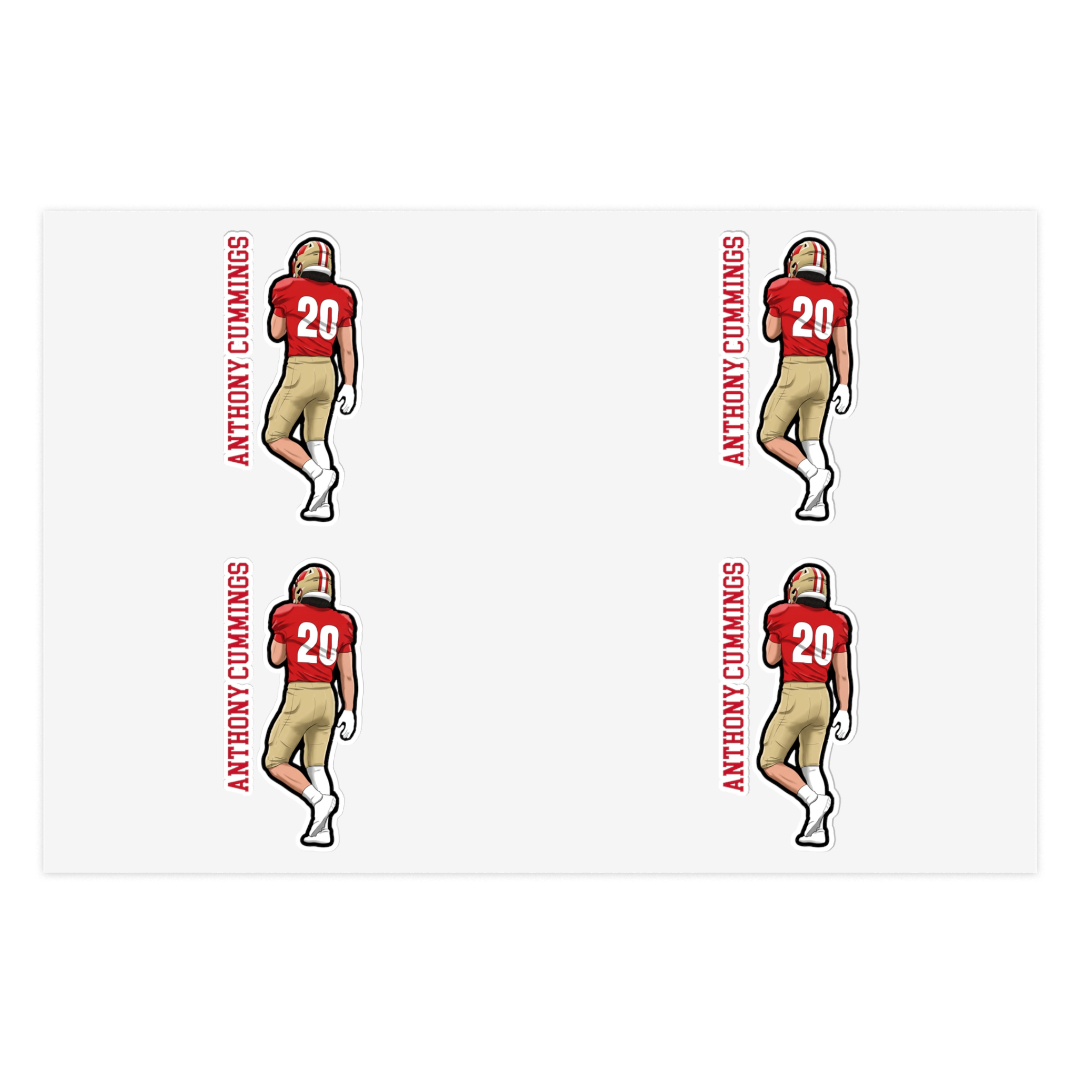 Sticker Sheet — character_name_vertical in Classic