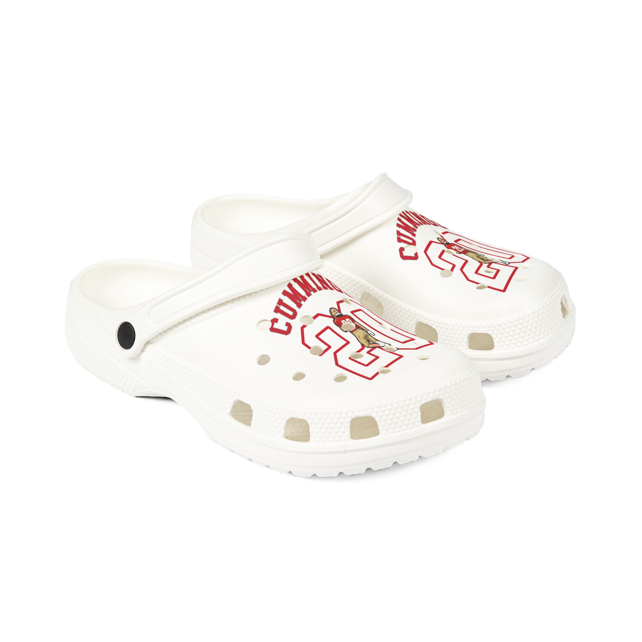 Rubber Clogs — character_shirsey_arch in White