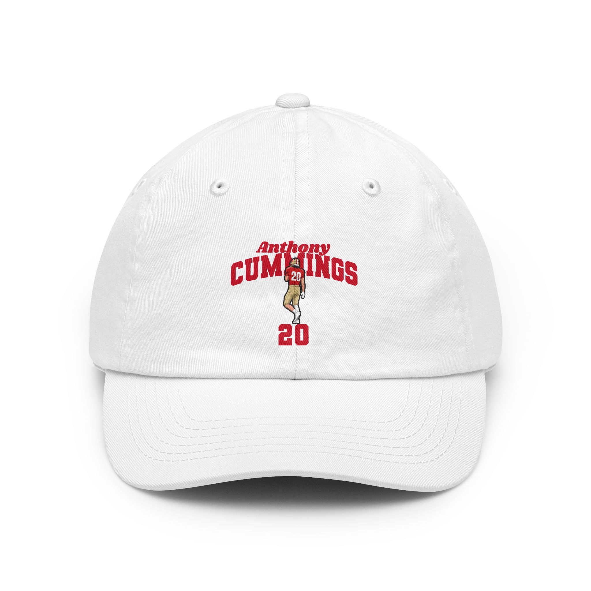 Classic Cap — character_signature_arch in White