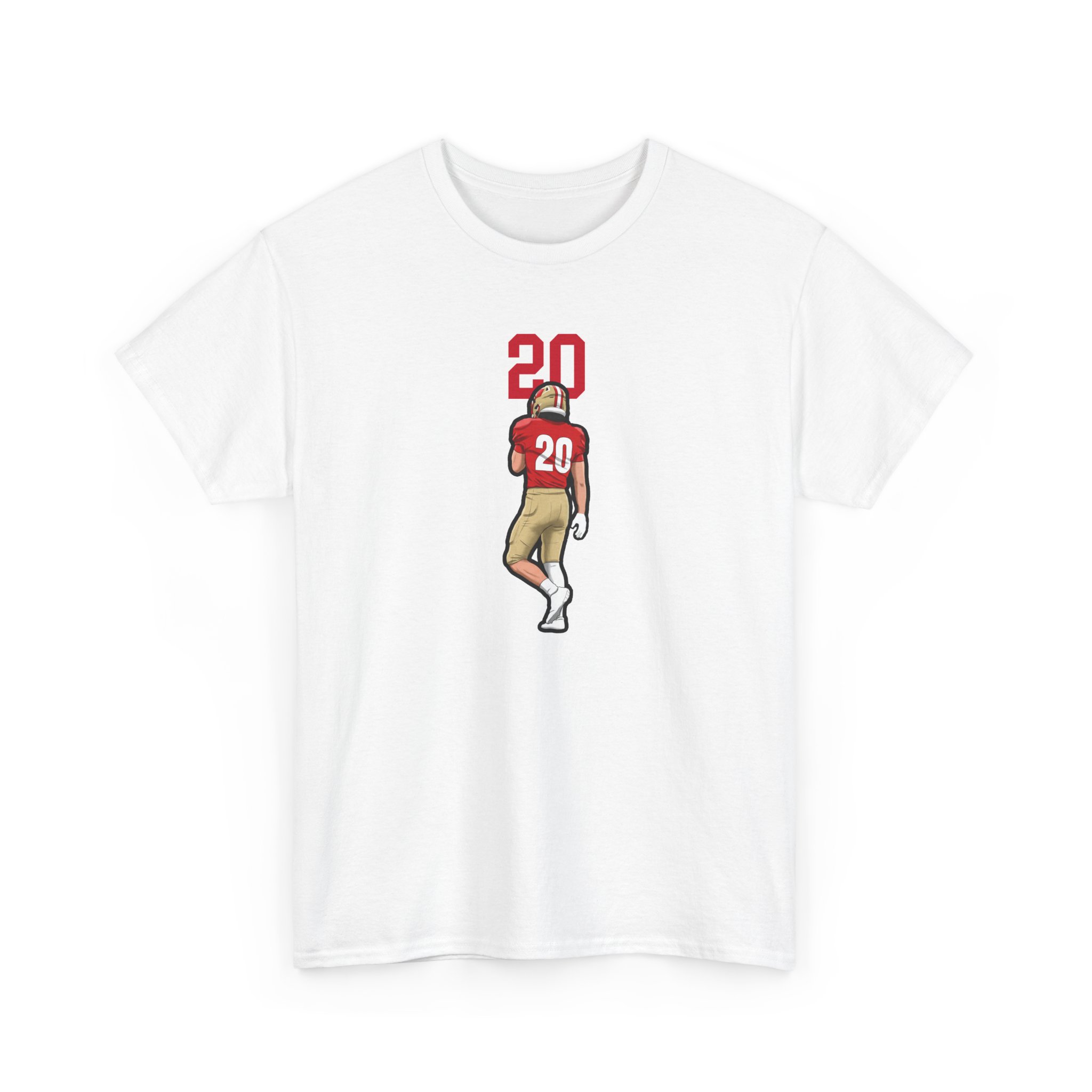 Tee — character_number_top in White
