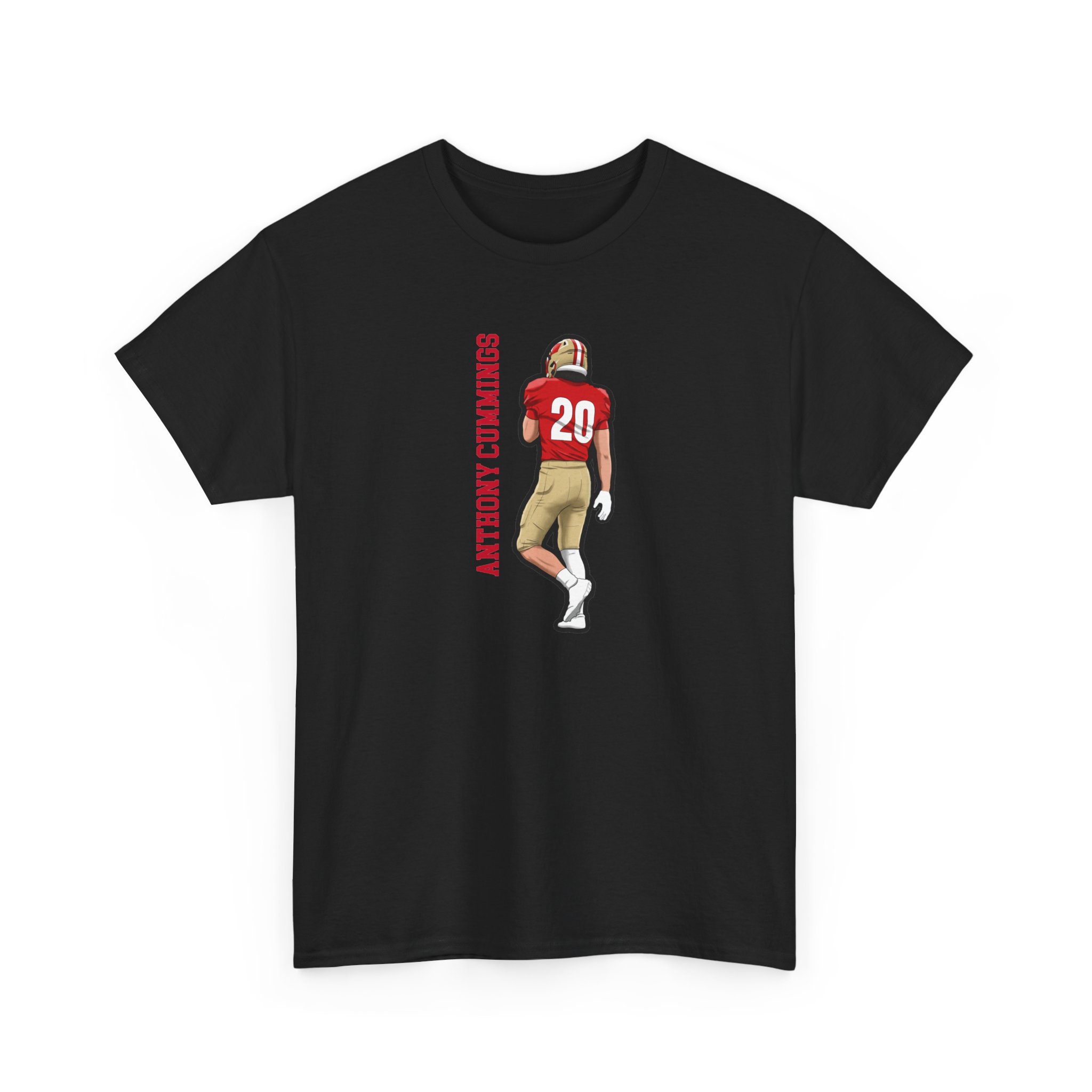 Tee — character_name_vertical in Black