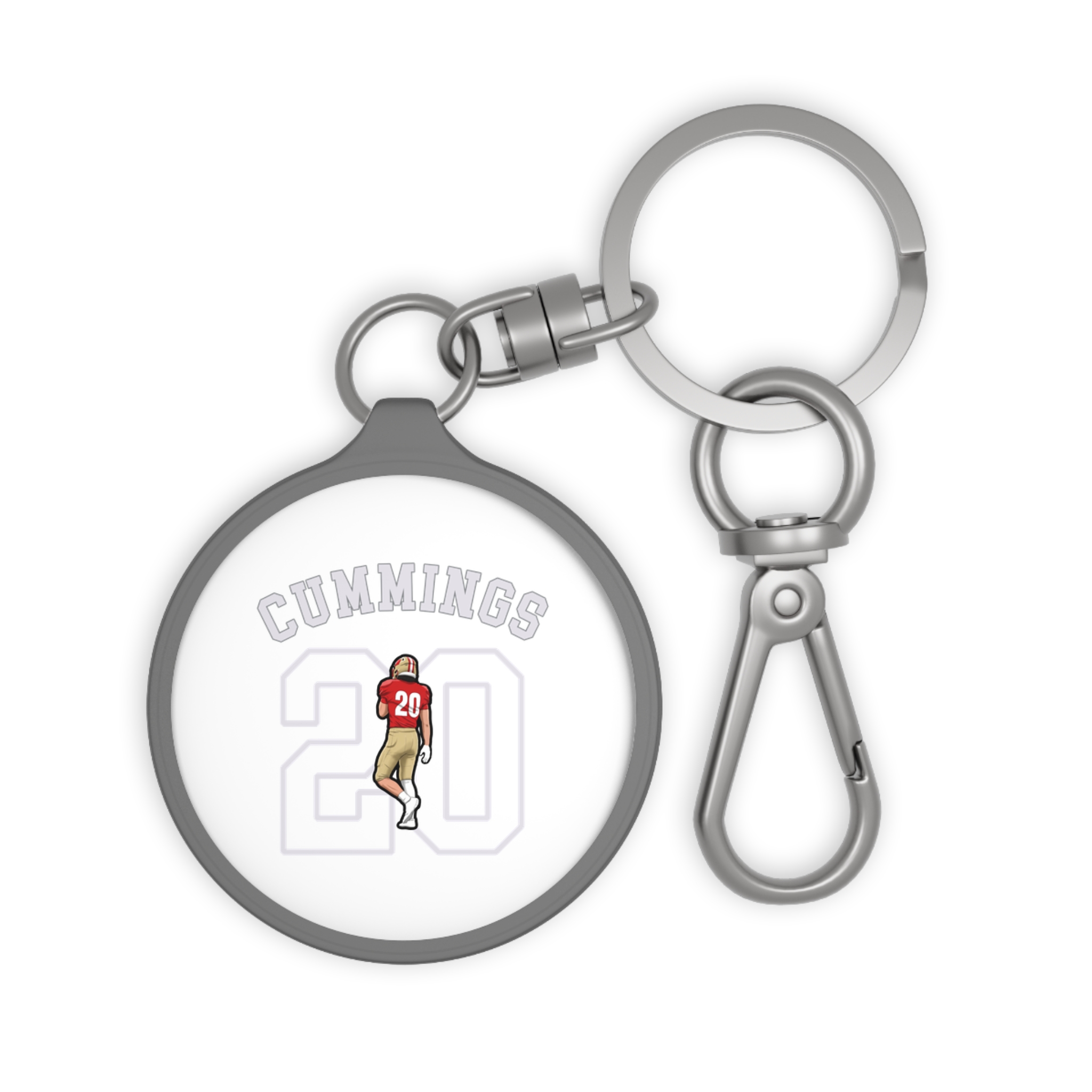 Keychain — character_shirsey_arch in Grey