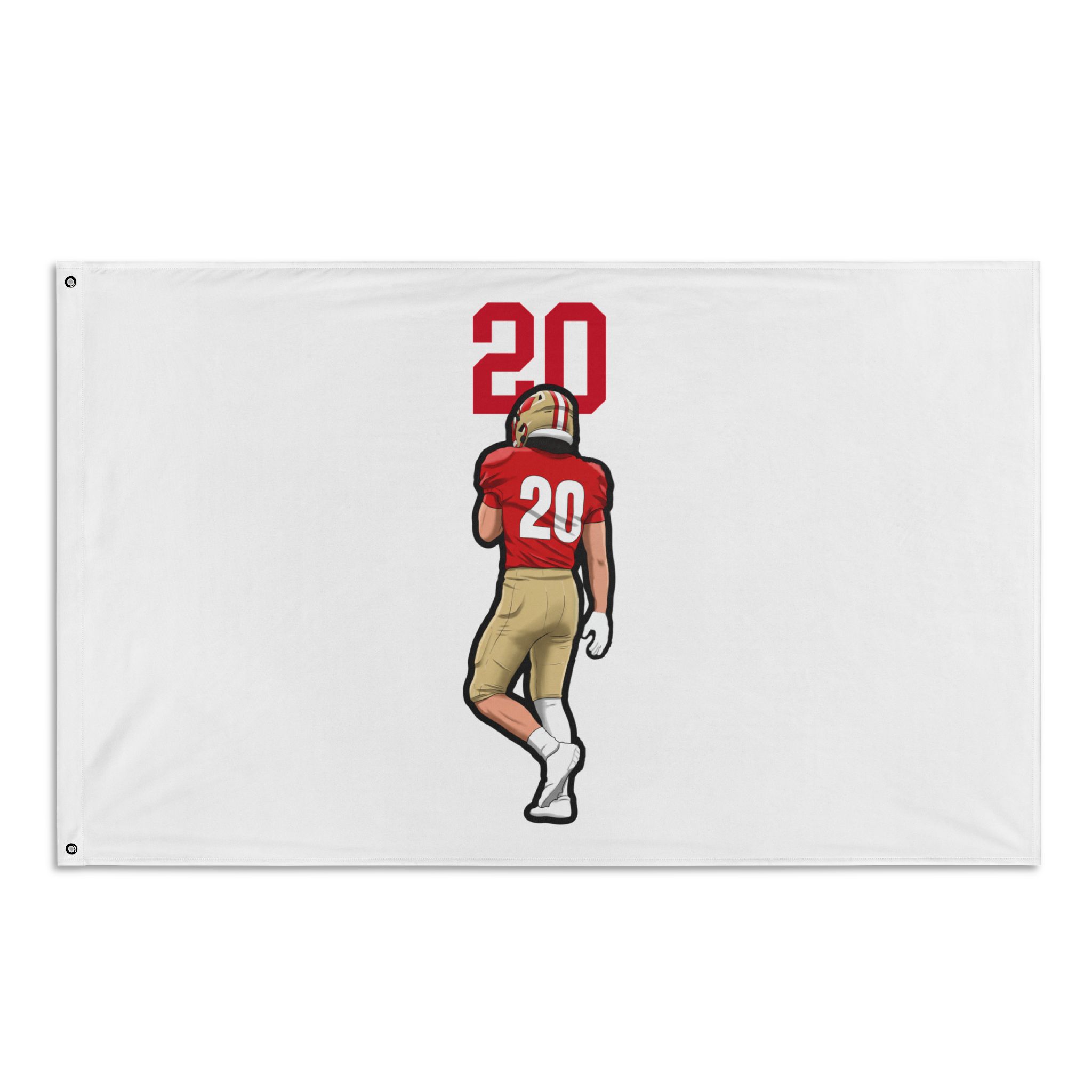 Flag (35 × 56 in) — character_number_top in Classic