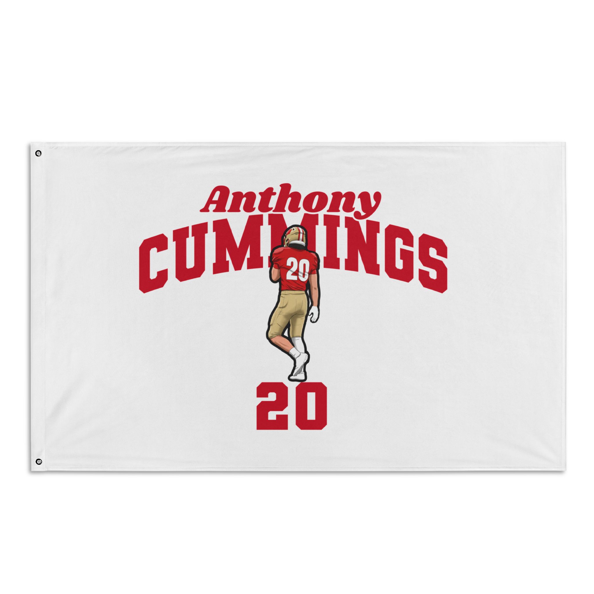 Flag (35 × 56 in) — character_signature_arch in Classic